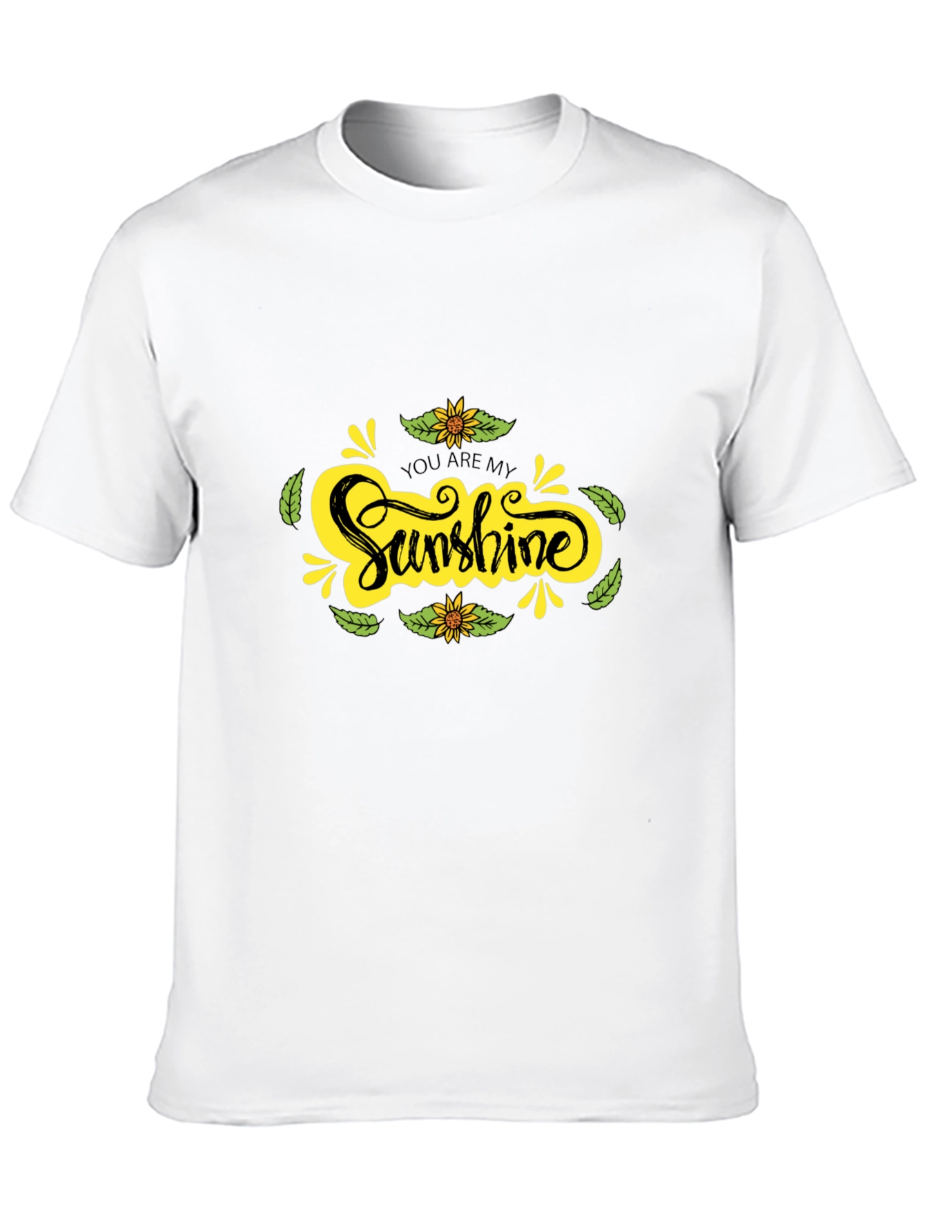 Sunshine Graphic Black T-Shirt - Comfort & Style
