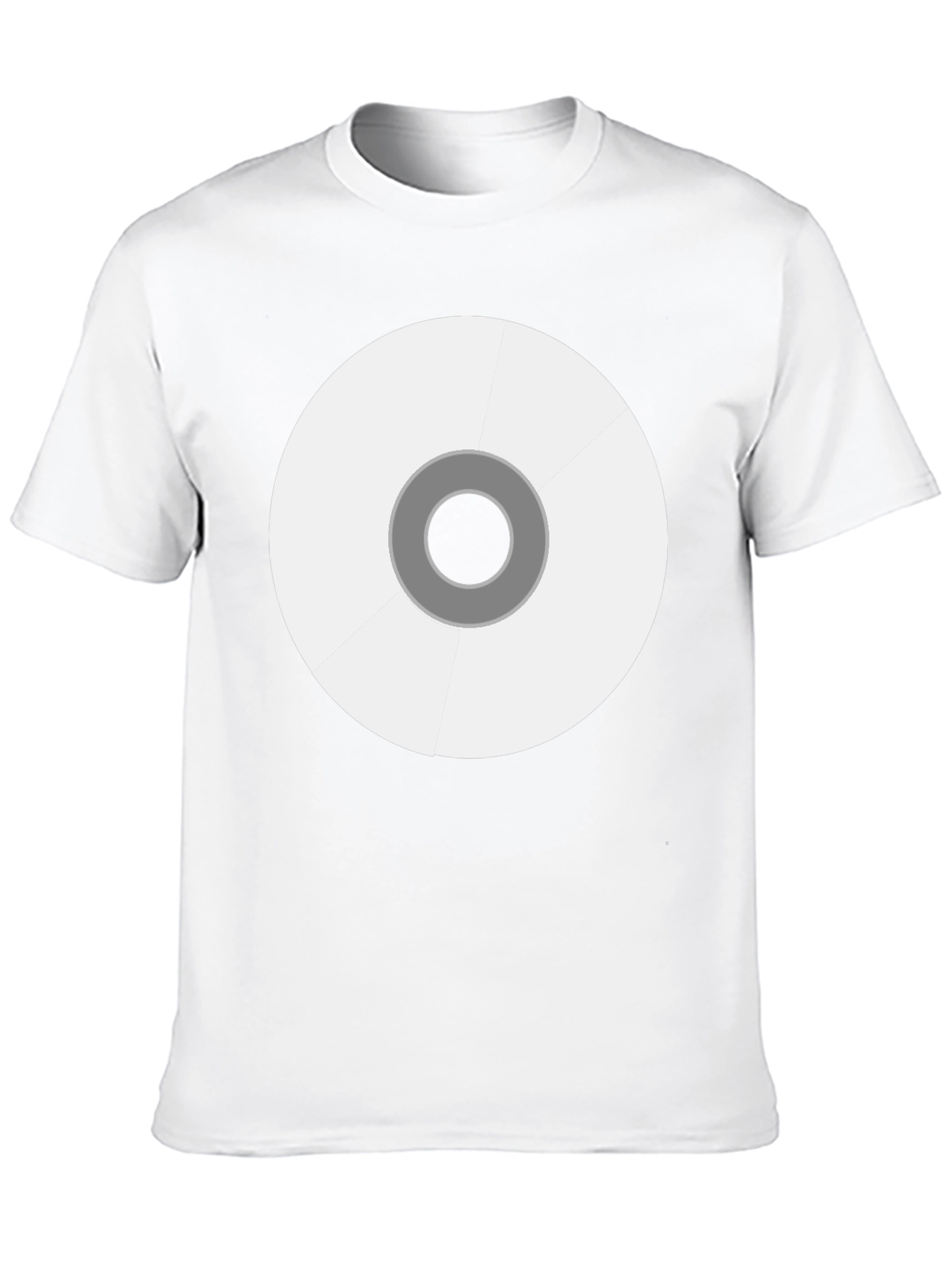Abstract Circle Graphic Black Tee