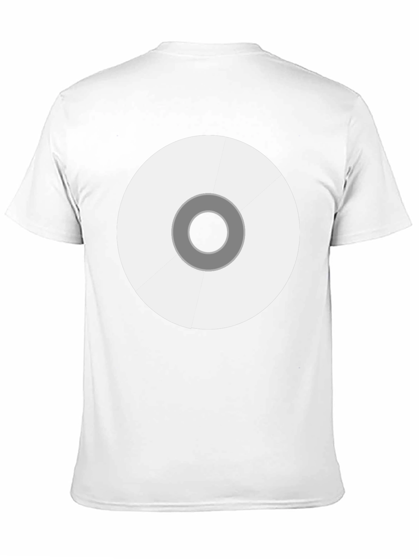 Abstract Circle Graphic Black Tee