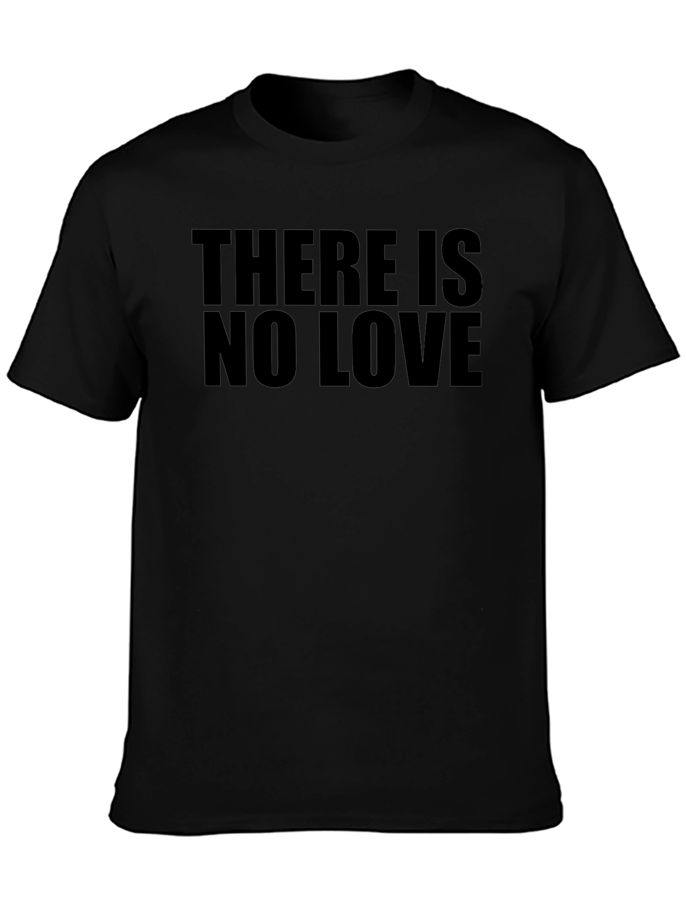 There Is No Love Graphic Tee - Black
