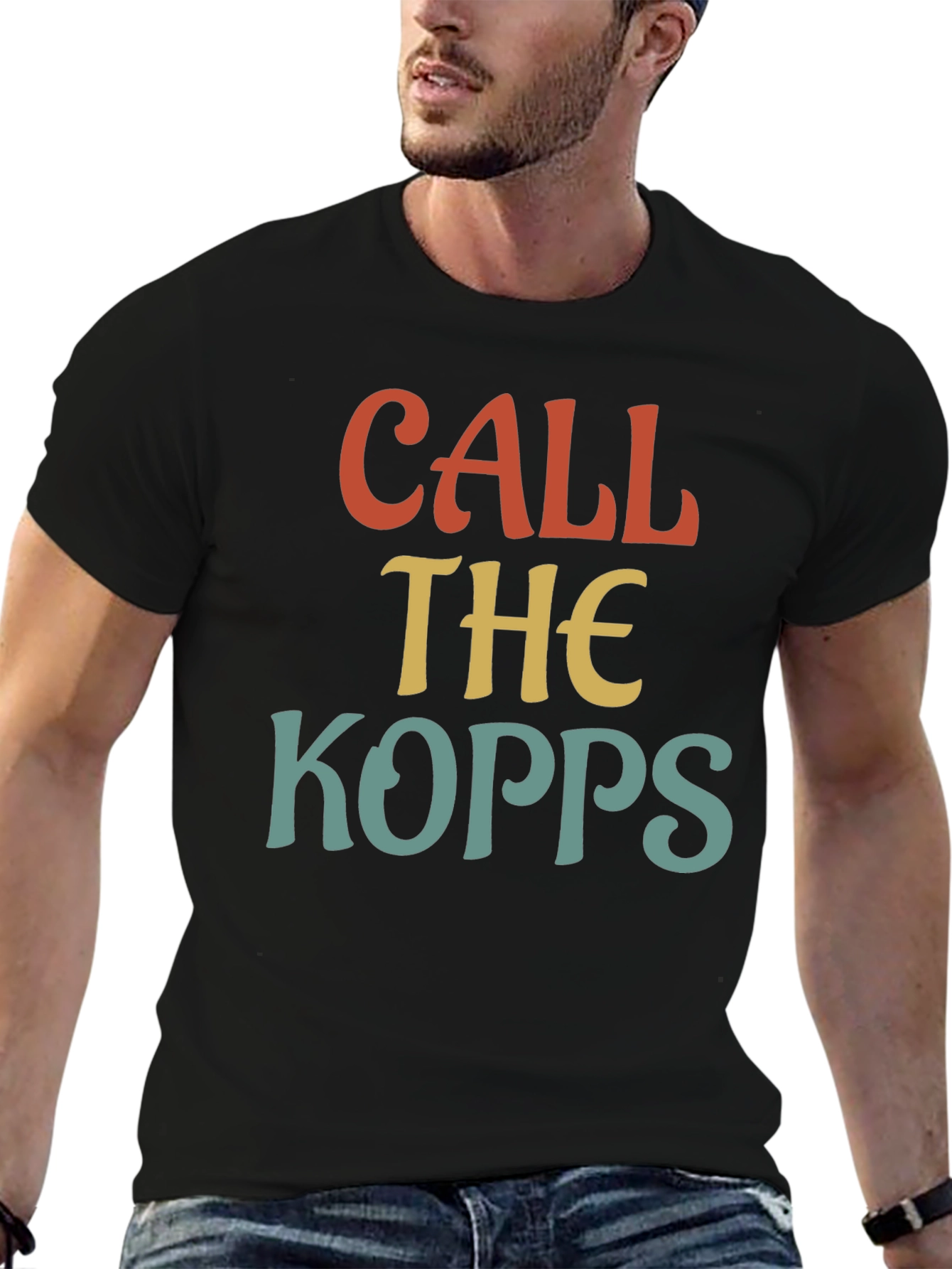 Call The Kopps Graphic Tee - Retro Style