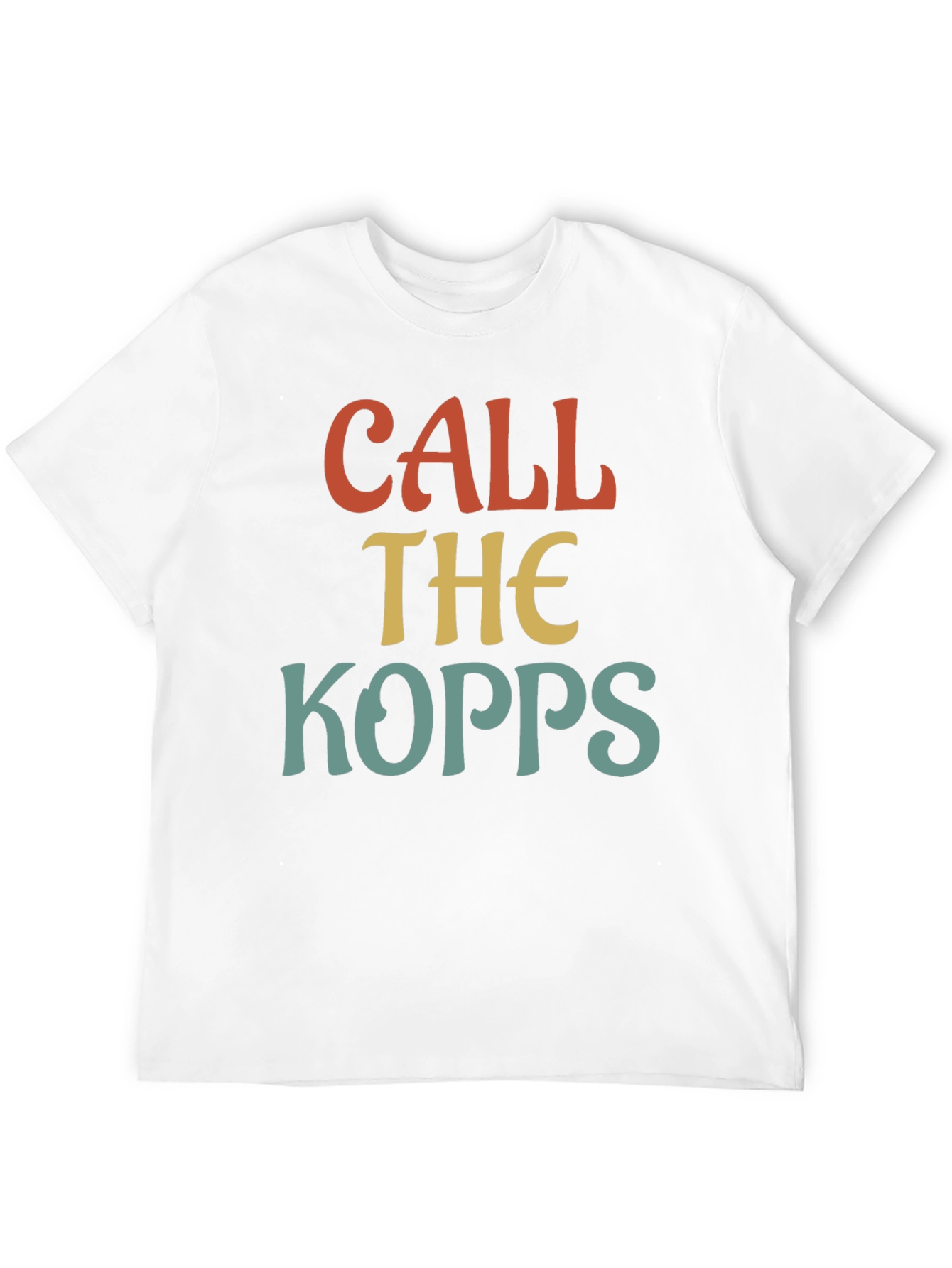 Call The Kopps Graphic Tee - Retro Style