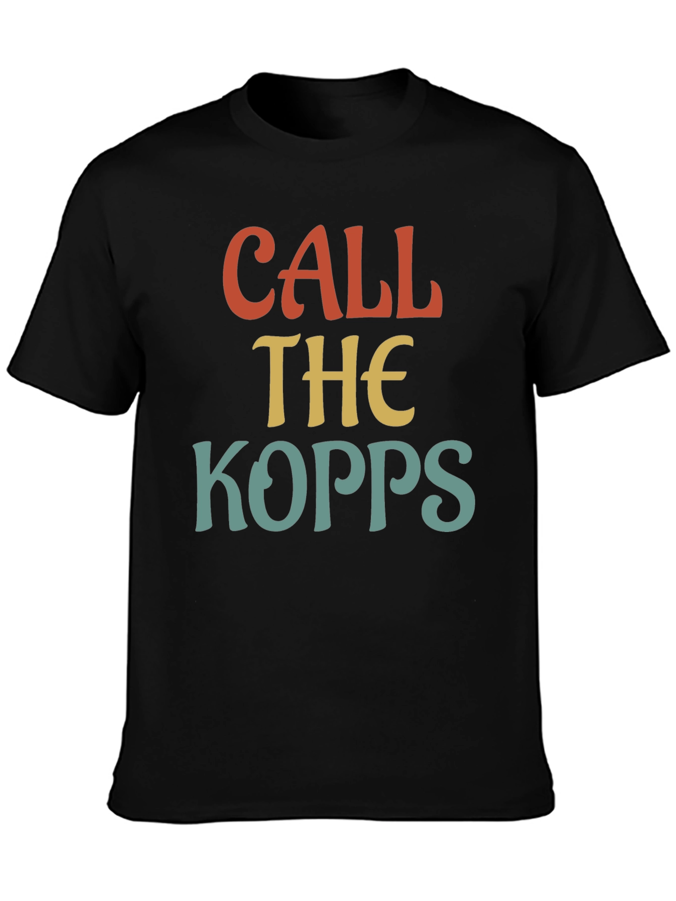 Call The Kopps Graphic Tee - Retro Style
