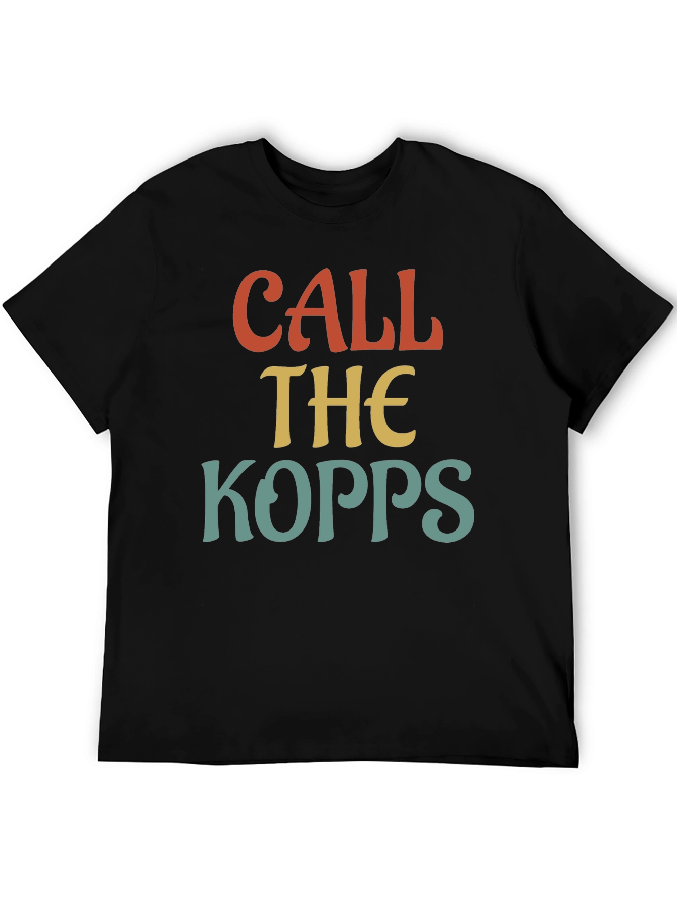 Call The Kopps Graphic Tee - Retro Style