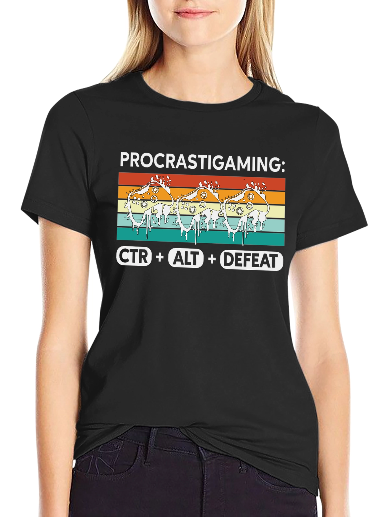 Procrastigaming T-Shirt - Gamer Humor Tee