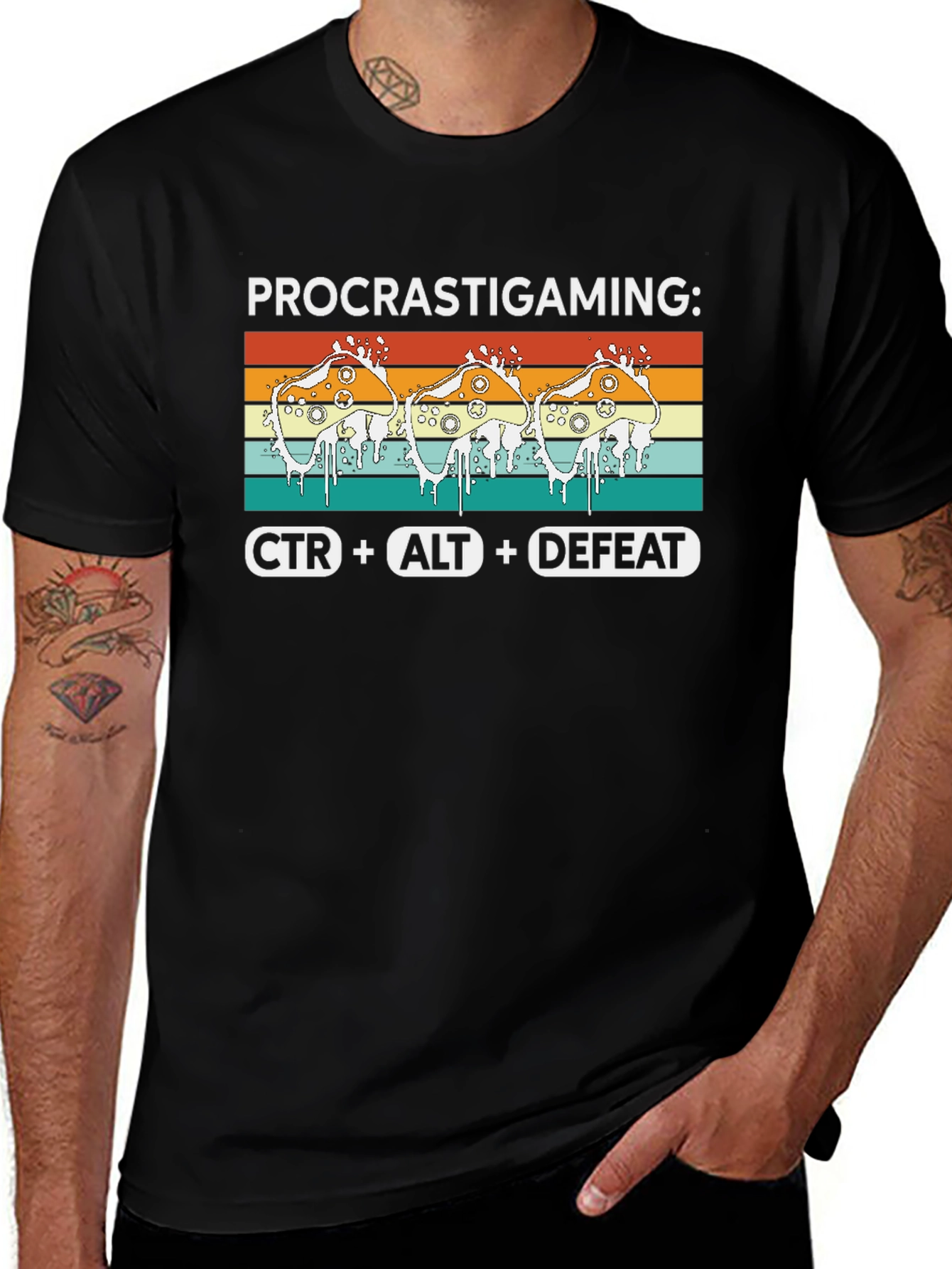 Procrastigaming T-Shirt - Gamer Humor Tee