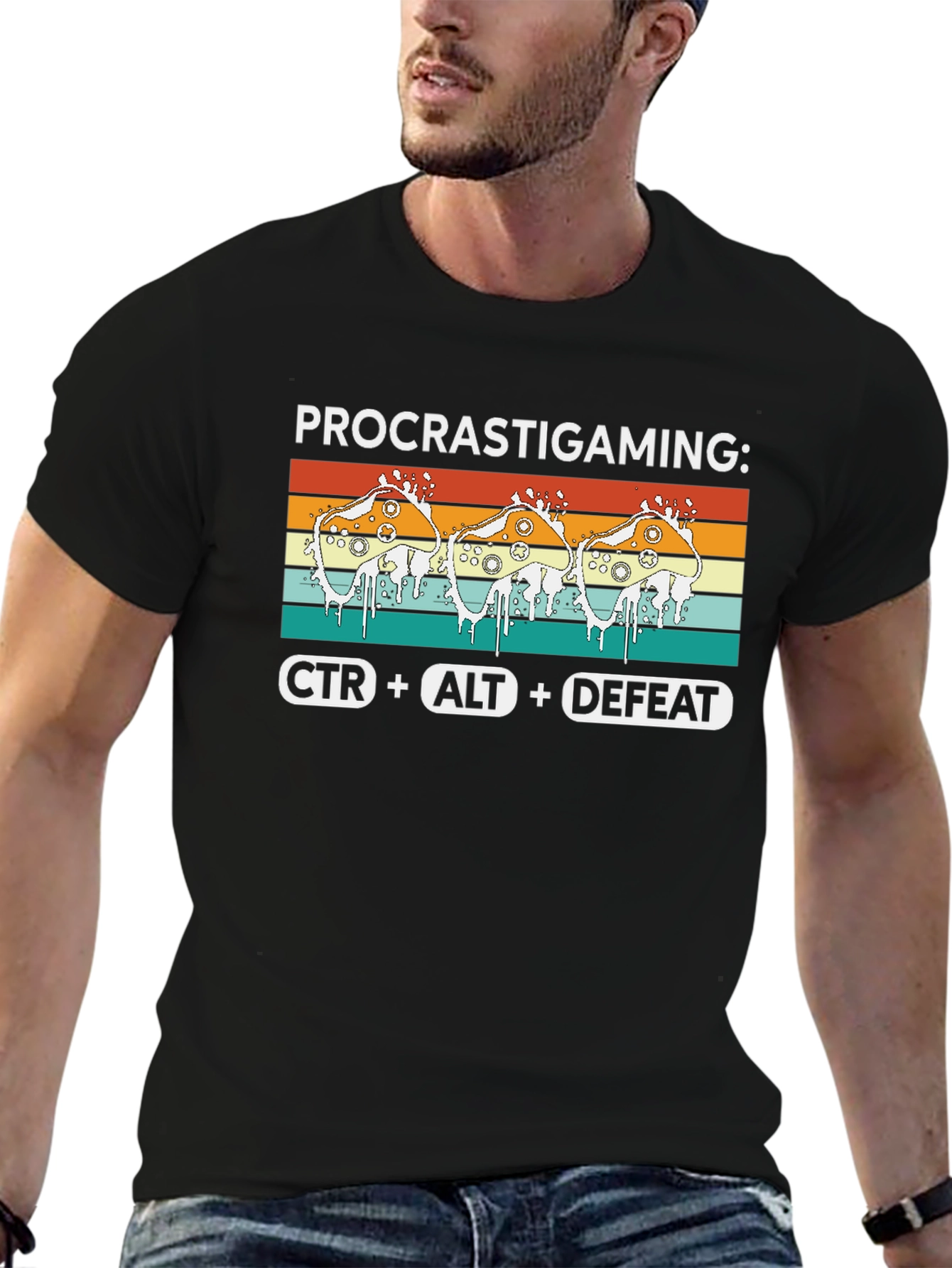 Procrastigaming T-Shirt - Gamer Humor Tee