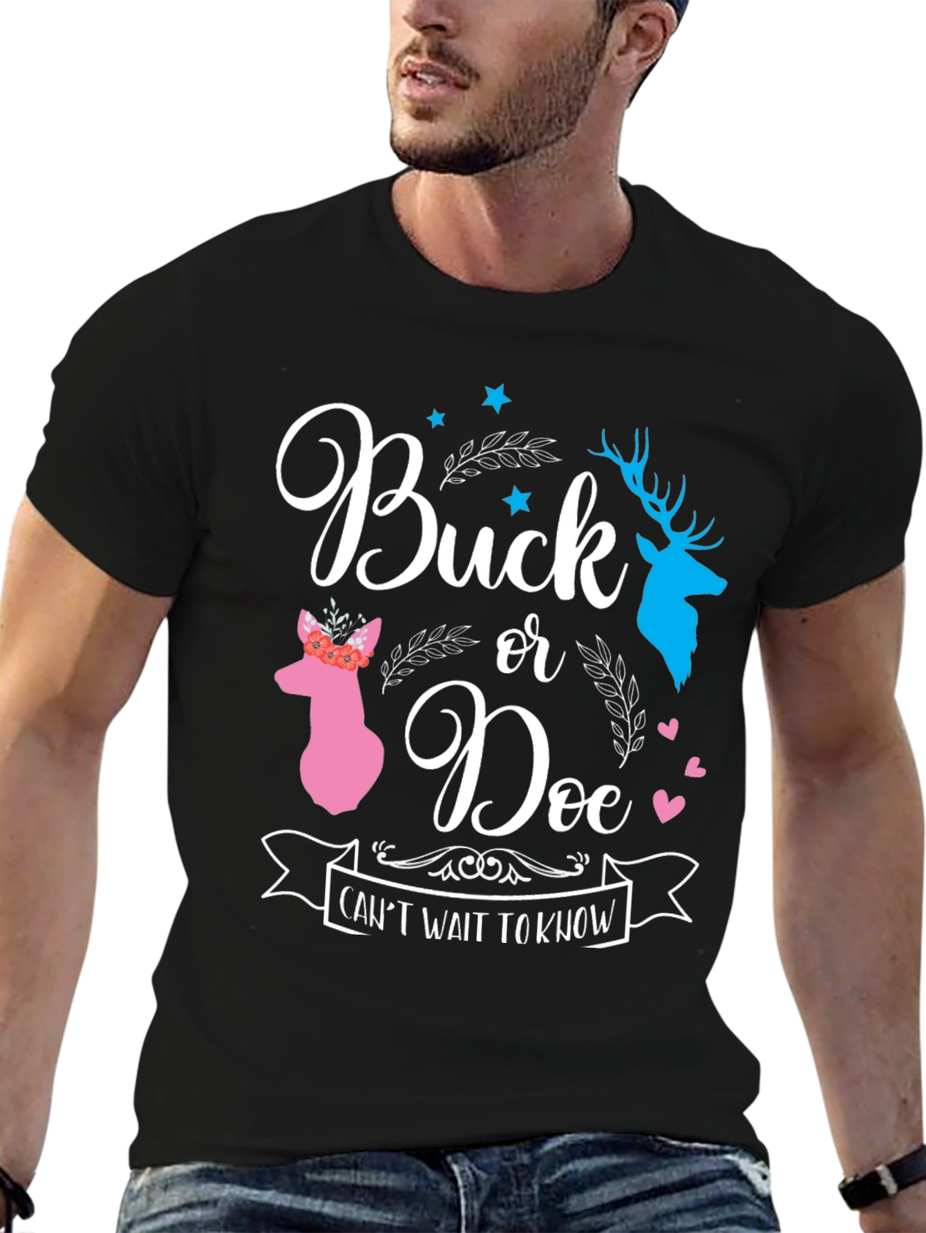 Buck or Doe Gender Reveal T-Shirt
