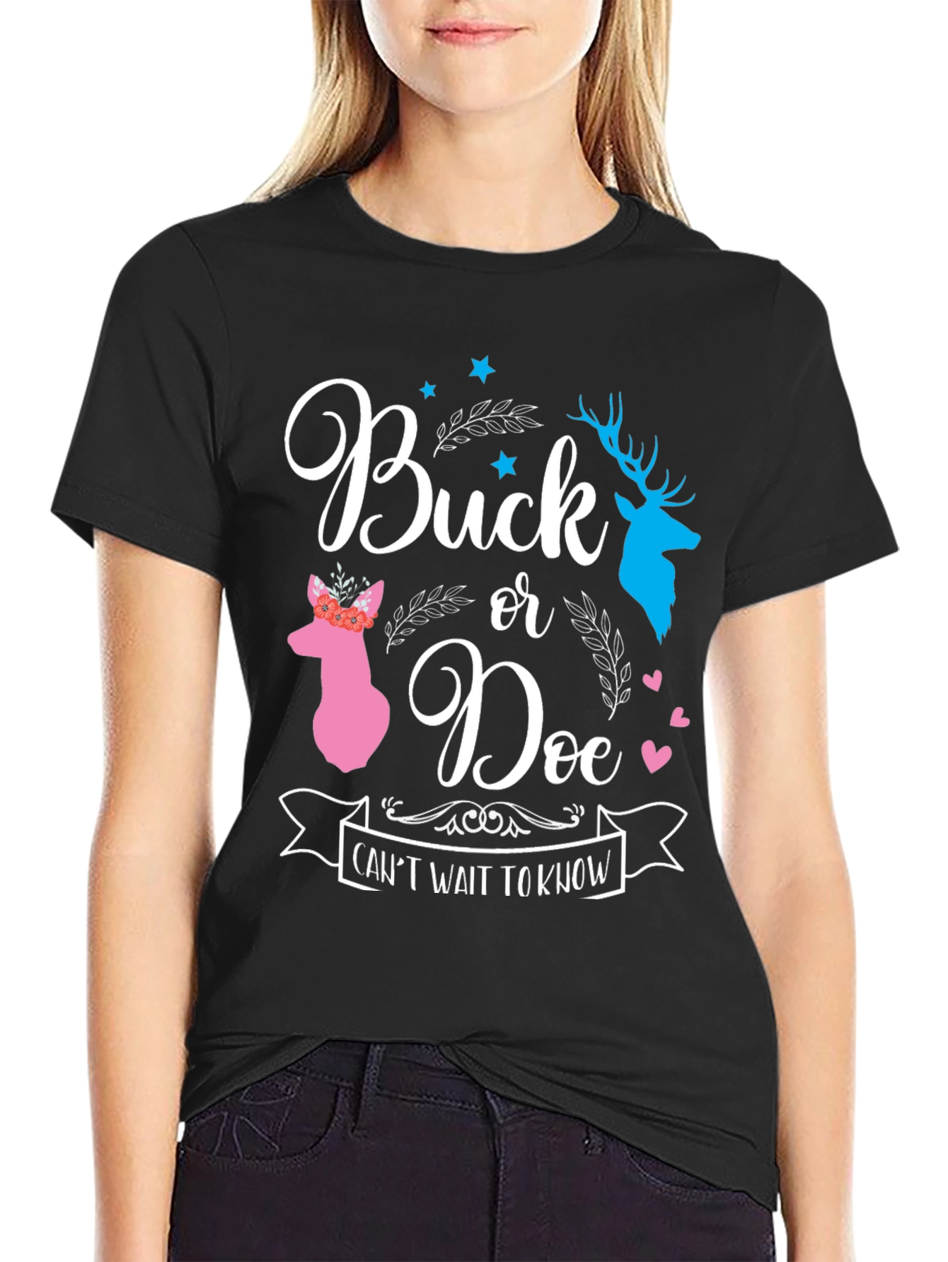 Buck or Doe Gender Reveal T-Shirt