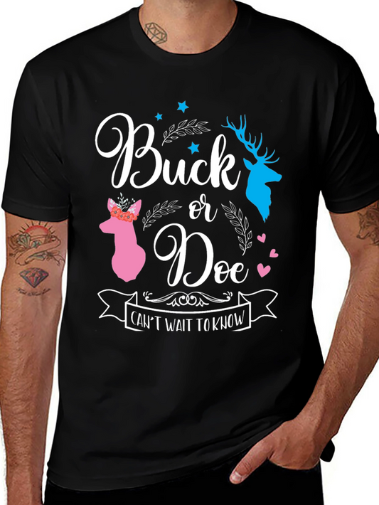 Buck or Doe Gender Reveal T-Shirt