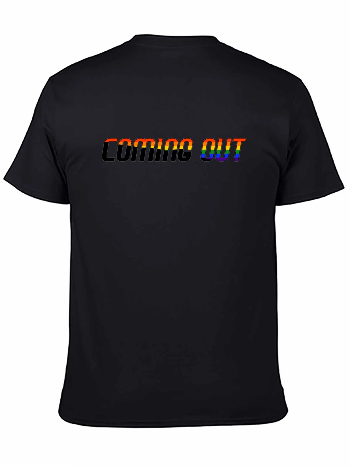 Coming Out LGBTQ+ Pride Rainbow Graphic Tee