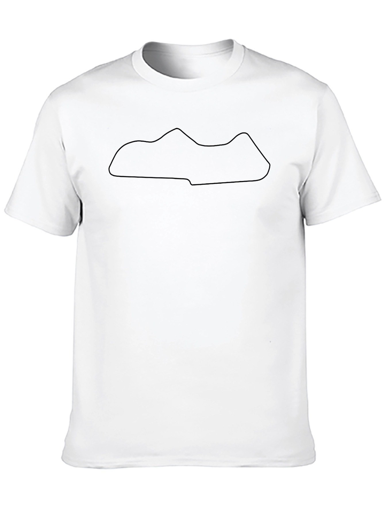 Black T-Shirt with Circuit Design - Casual Wear