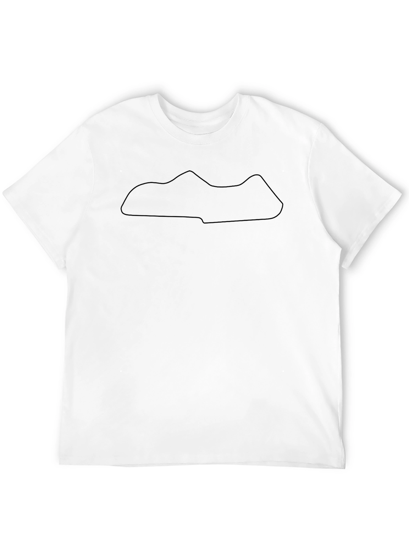 Black T-Shirt with Circuit Design - Casual Wear