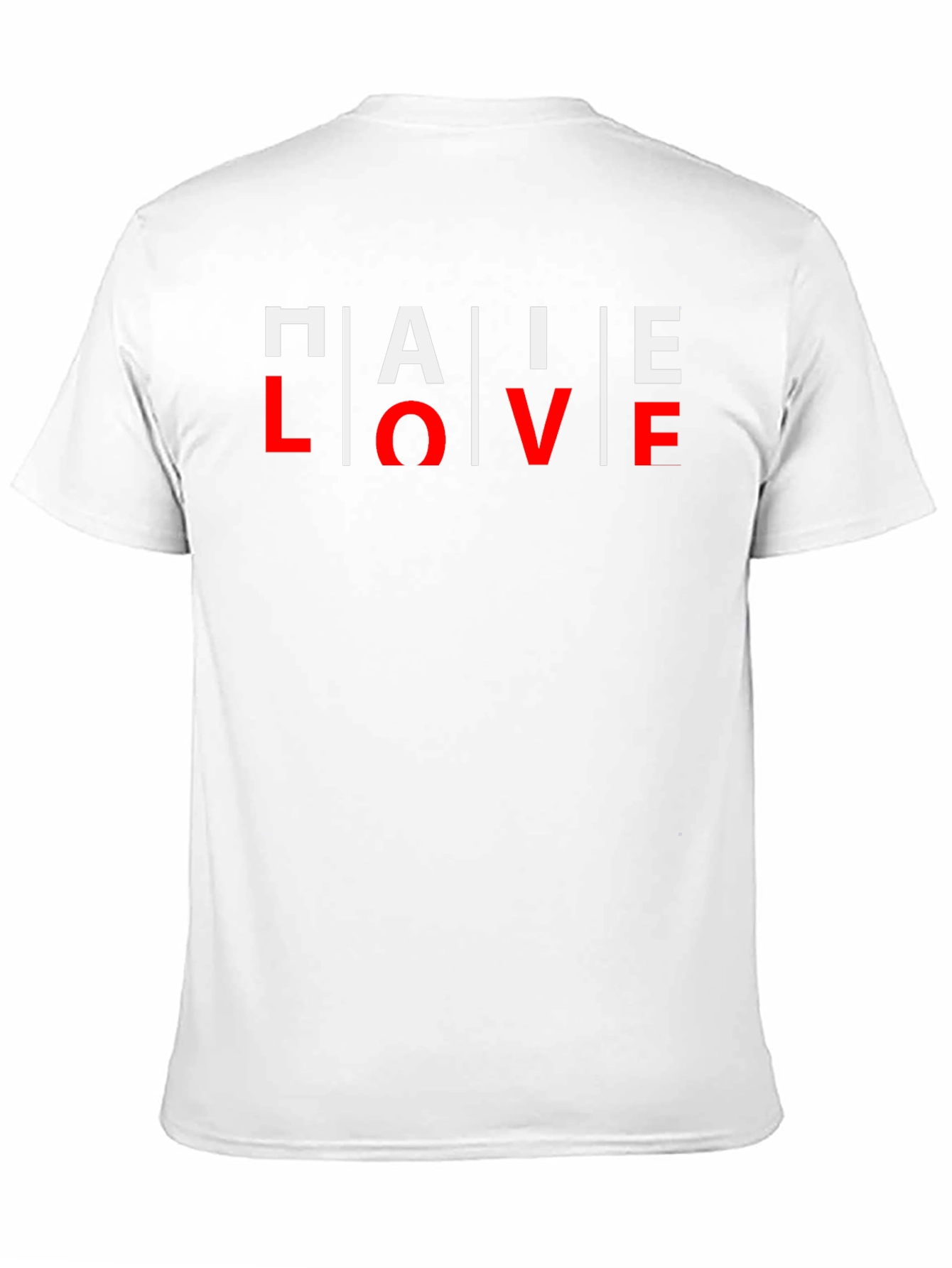 PALE LOVE Graphic Print Mens Black T-Shirt