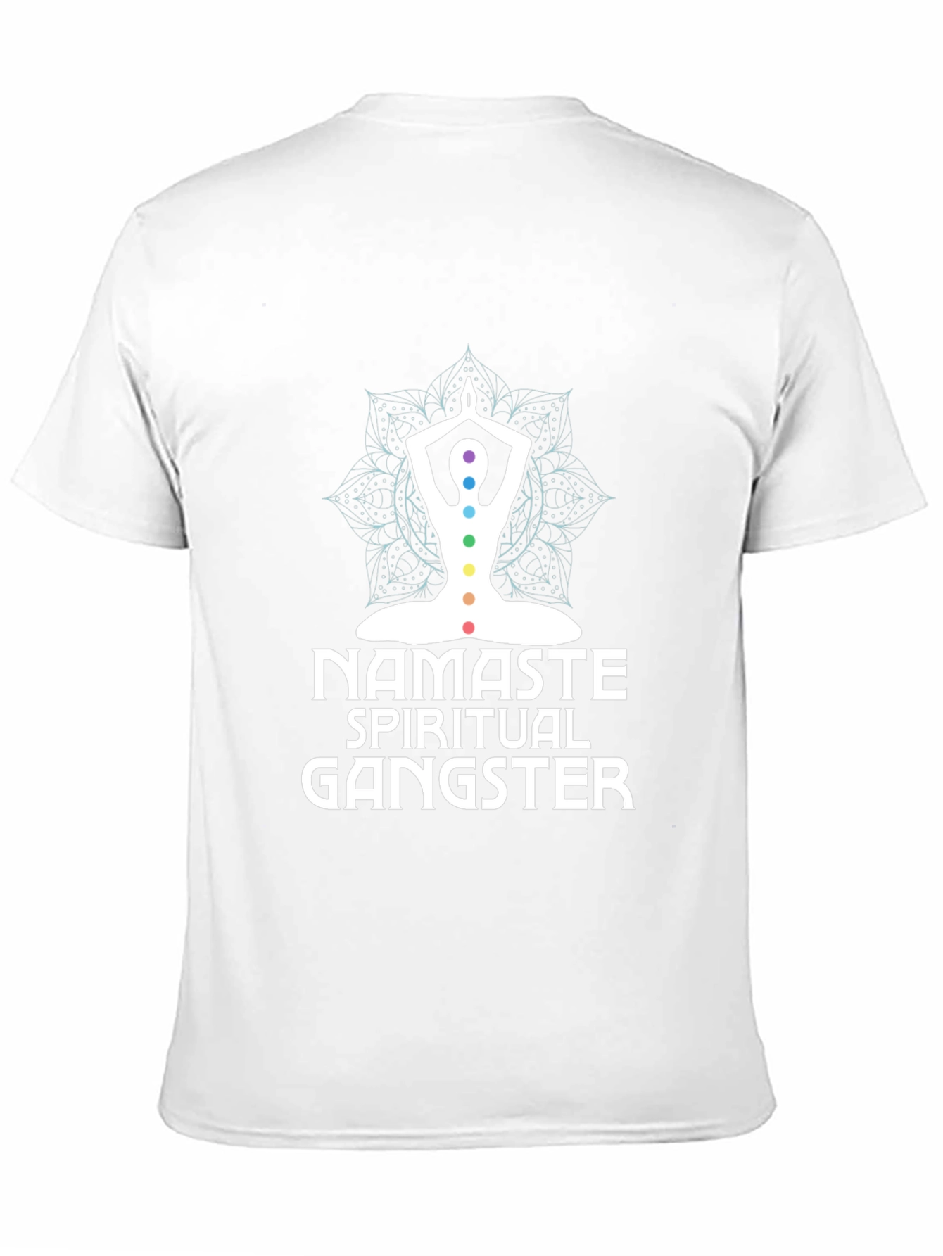 Namaste Spiritual Gangster Black Graphic Tee