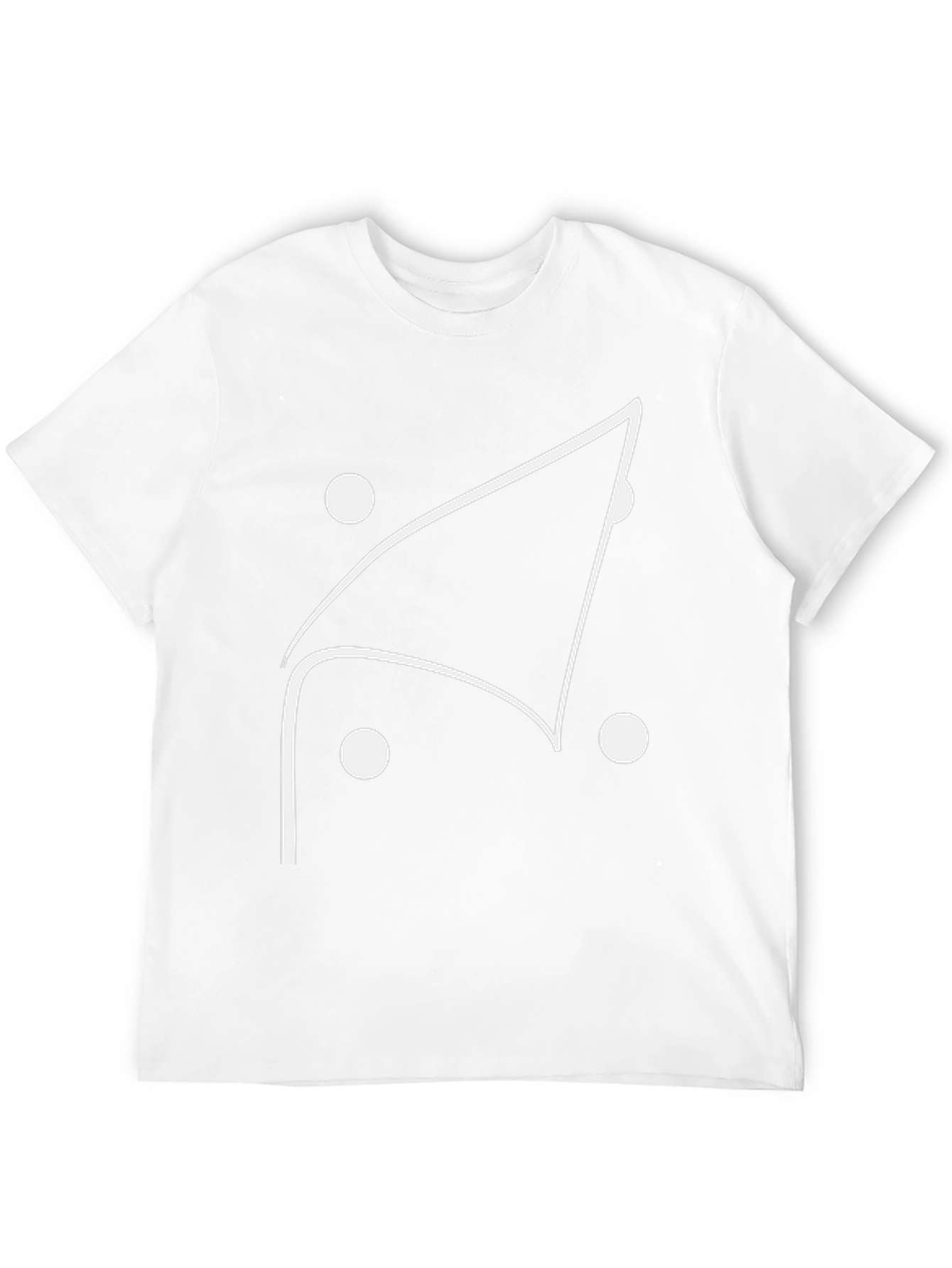 Abstract Graphic Tee - Black Cotton Blend