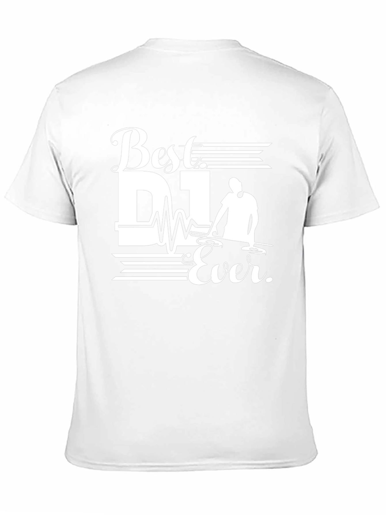 Best DJ Ever Graphic Tee - Black Cotton T-Shirt