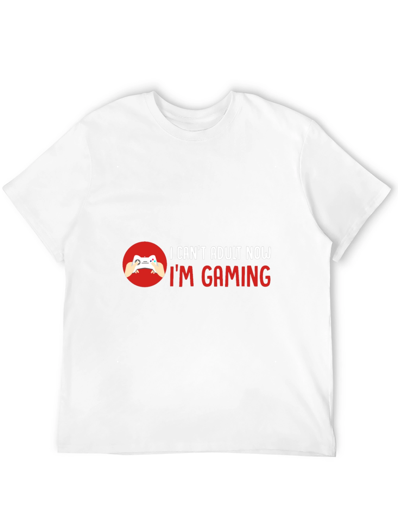 I Cant Adult Now Im Gaming Black T-Shirt