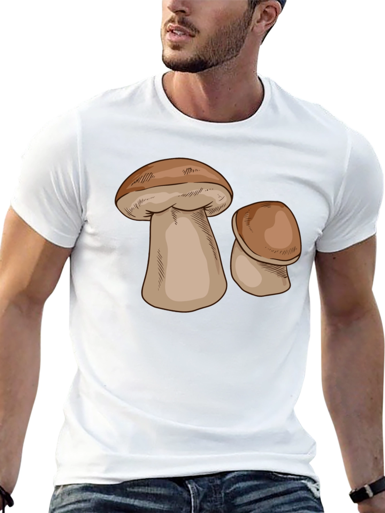 Mushroom Graphic Tee - Fun & Unique Design