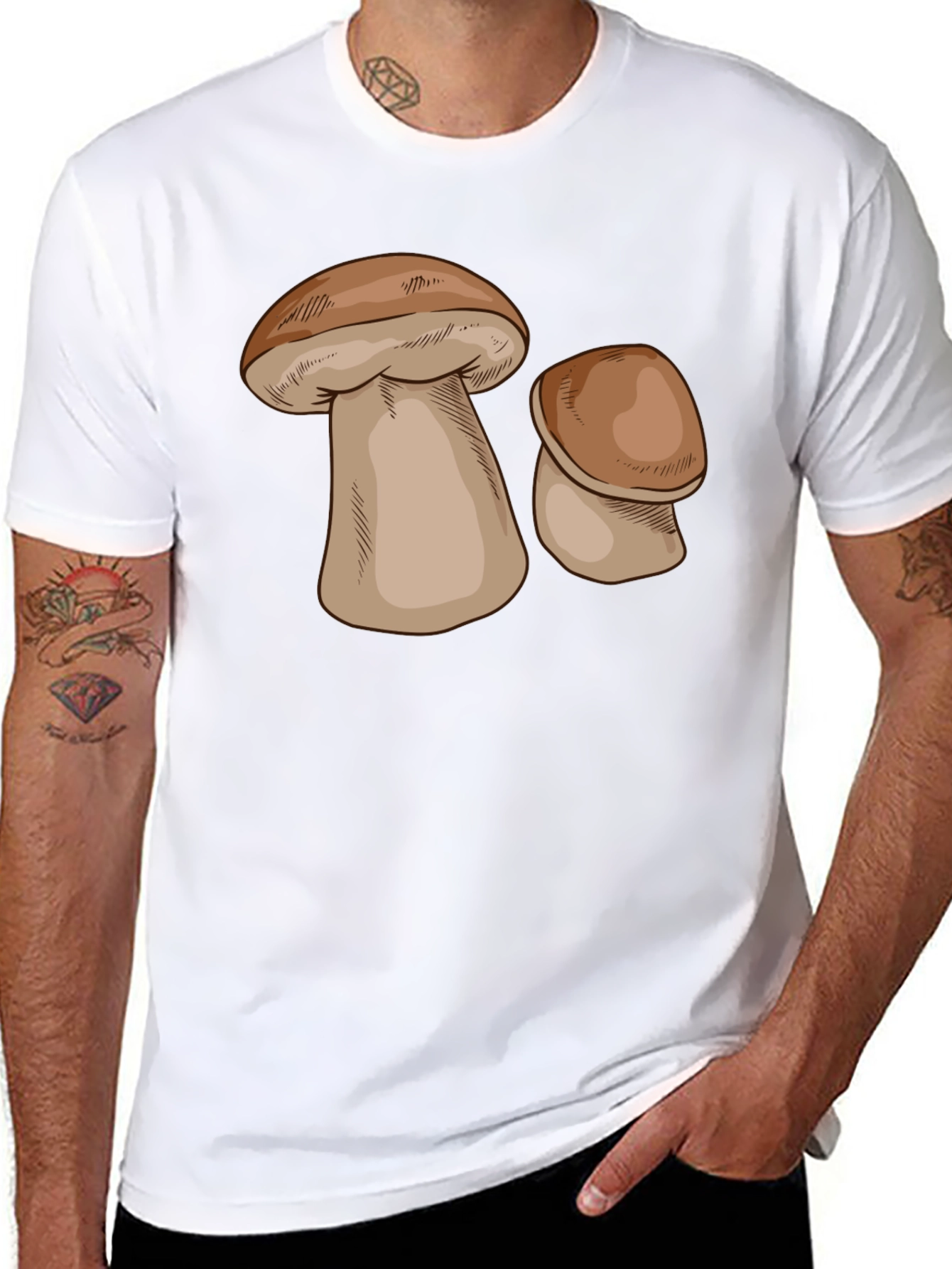 Mushroom Graphic Tee - Fun & Unique Design