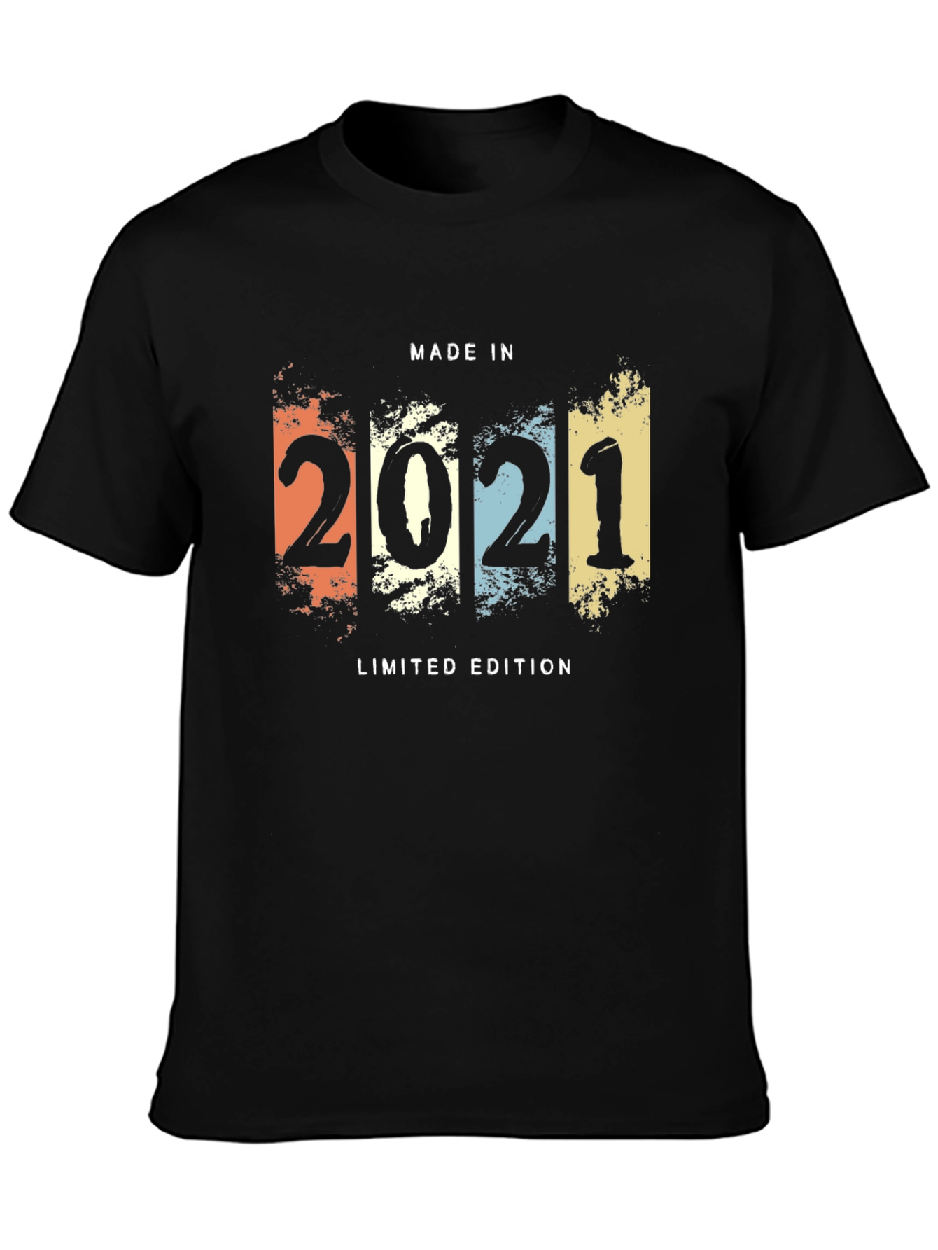 Made in 2021 Limited Edition Black T-Shirt