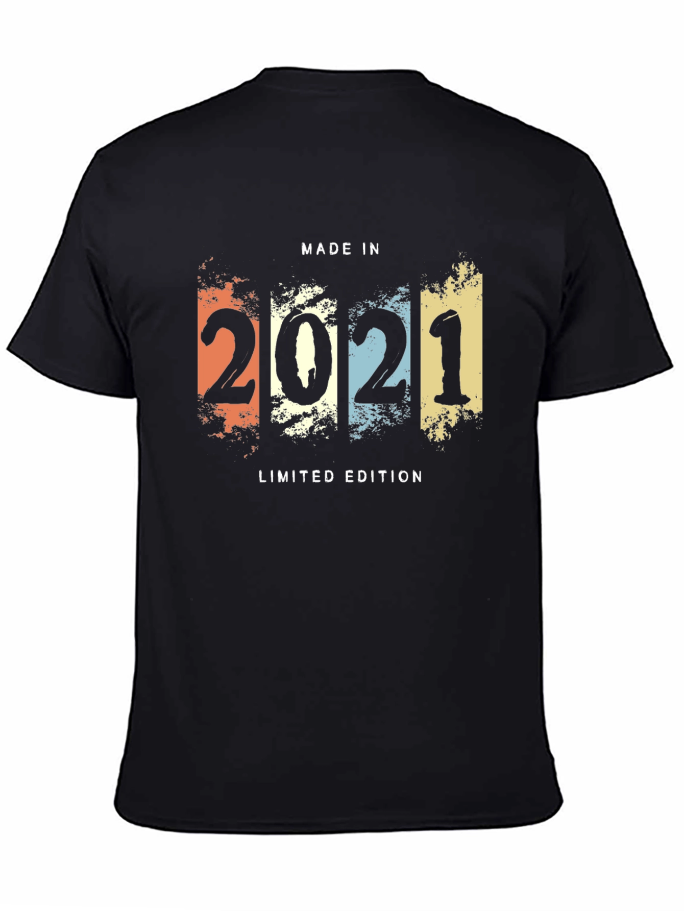 Made in 2021 Limited Edition Black T-Shirt