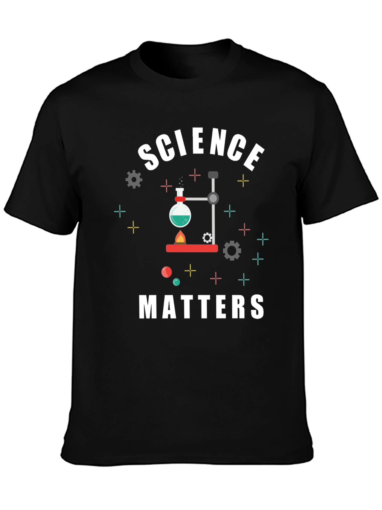 Science Matters T-Shirt - Black Graphic Tee