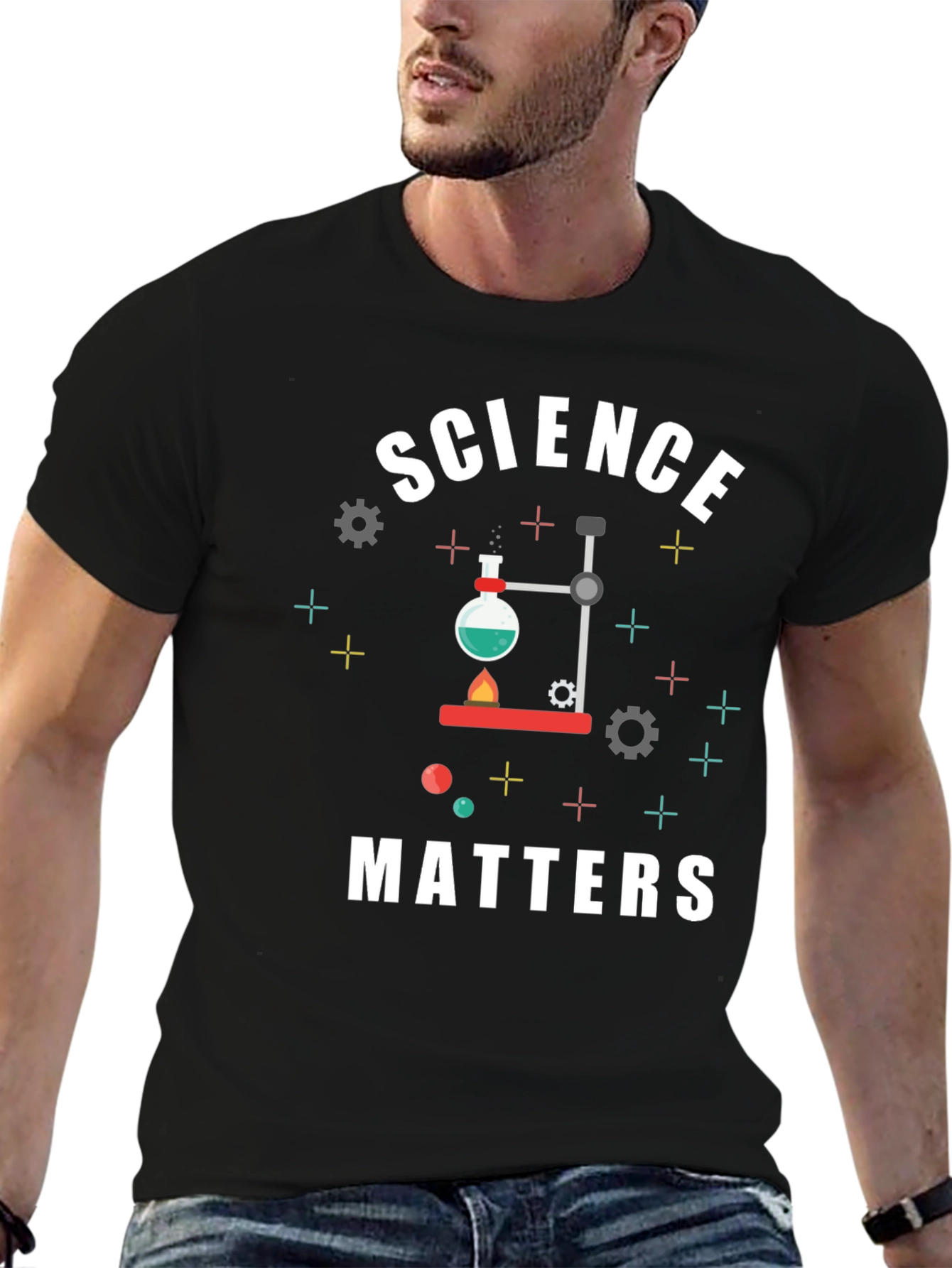 Science Matters T-Shirt - Black Graphic Tee