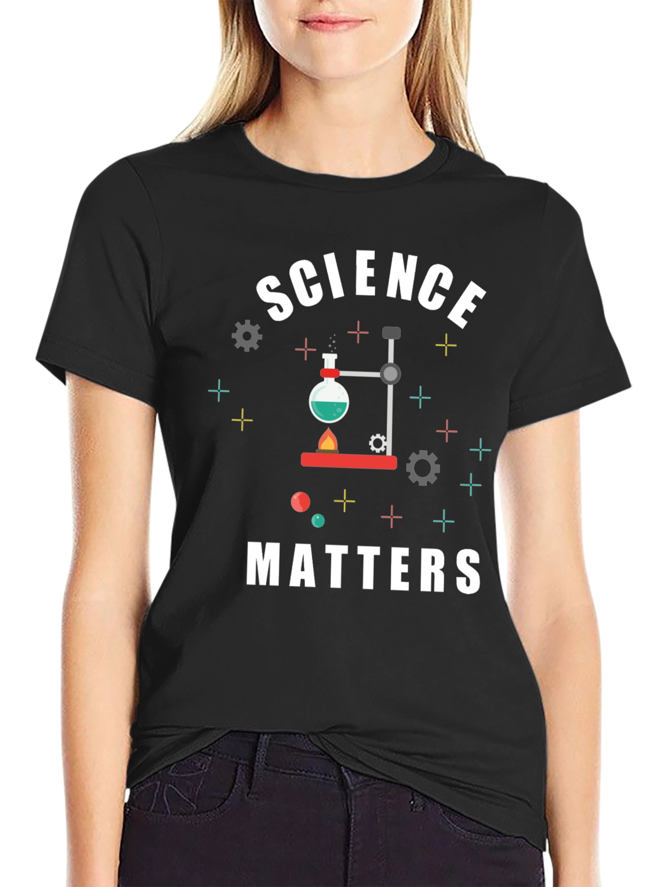 Science Matters T-Shirt - Black Graphic Tee