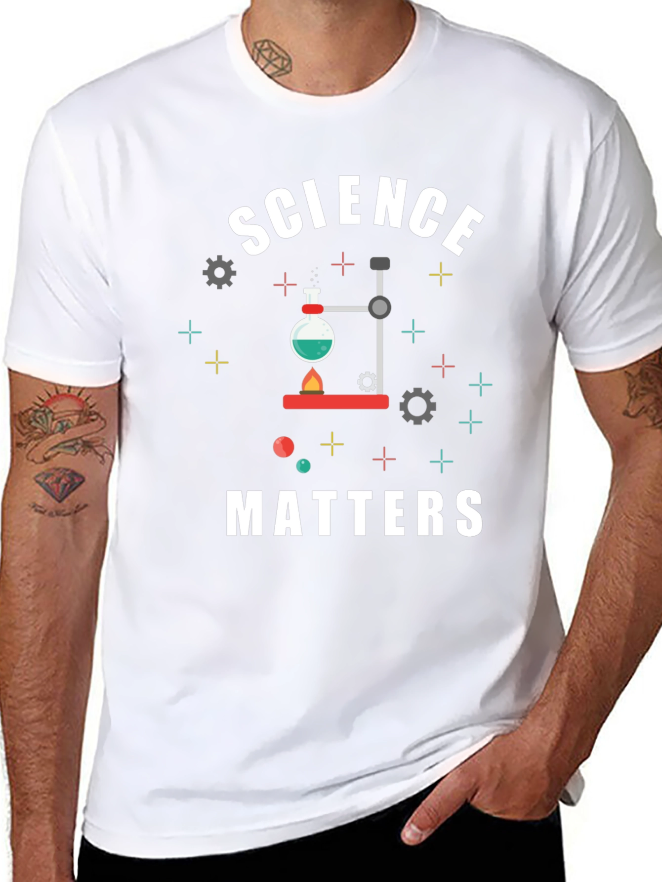 Science Matters T-Shirt - Black Graphic Tee
