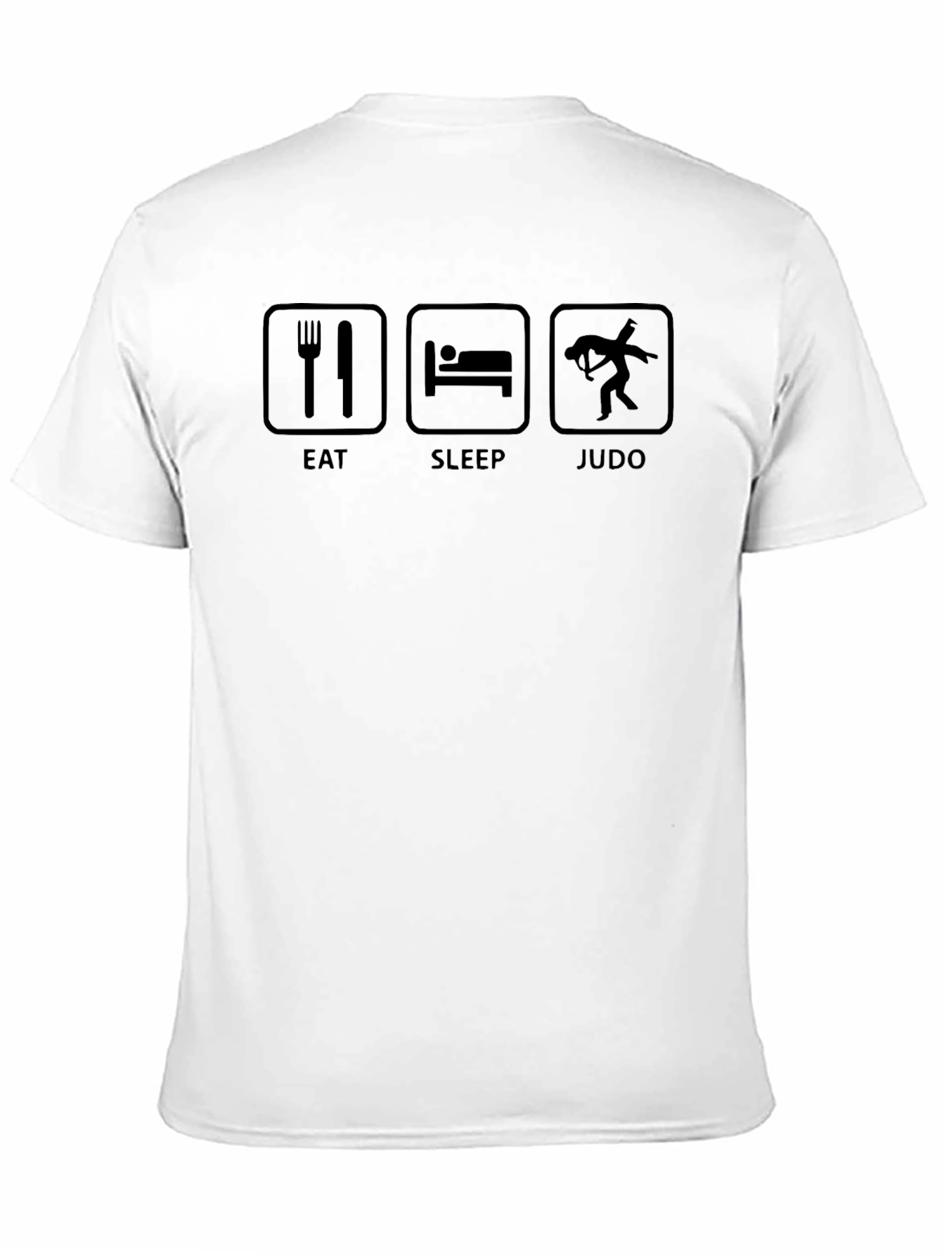 Eat Sleep Judo T-Shirt - Martial Arts Funny Tee