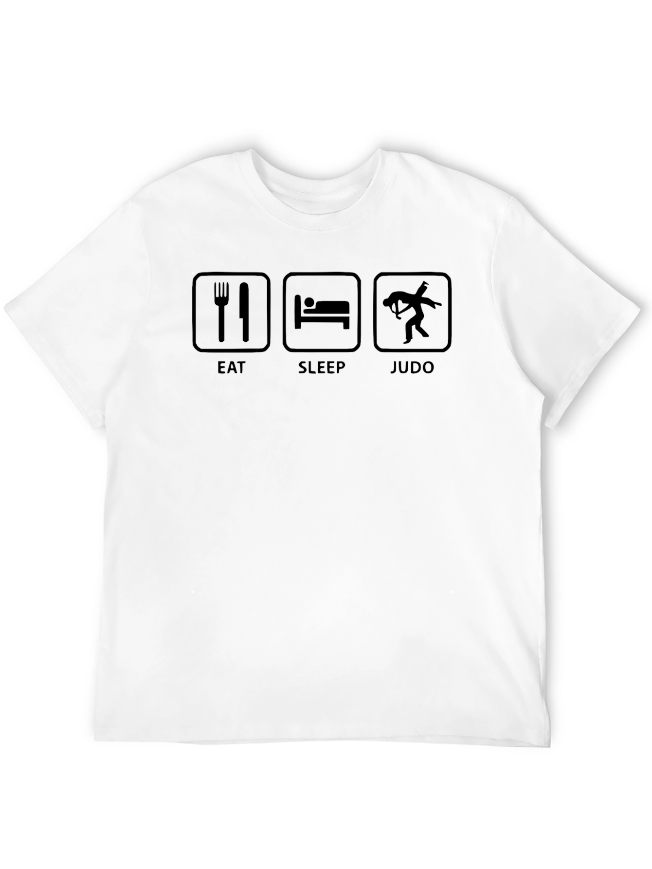 Eat Sleep Judo T-Shirt - Martial Arts Funny Tee