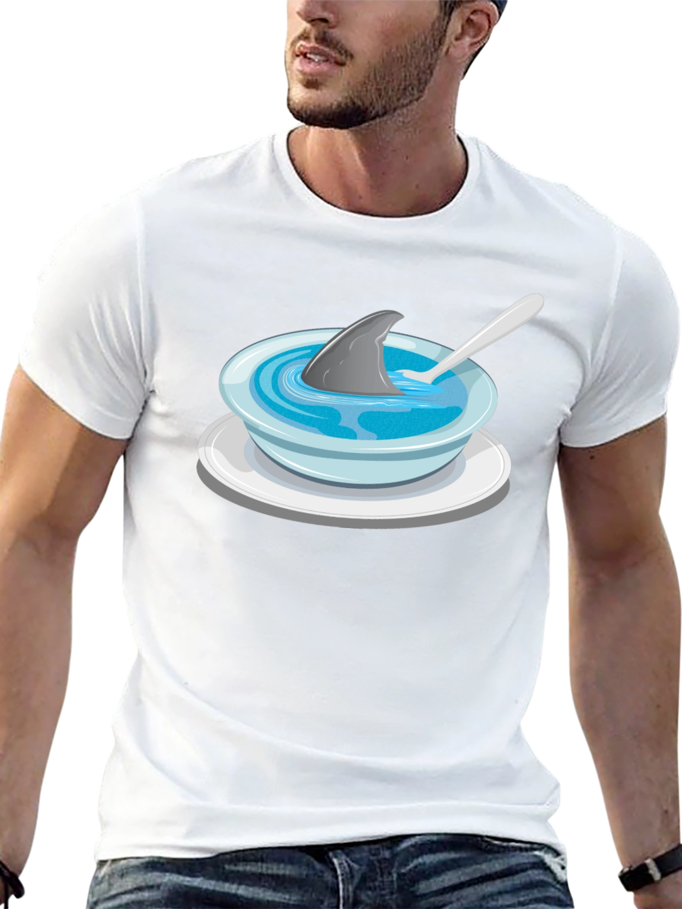 Shark Fin Soup Graphic T-Shirt
