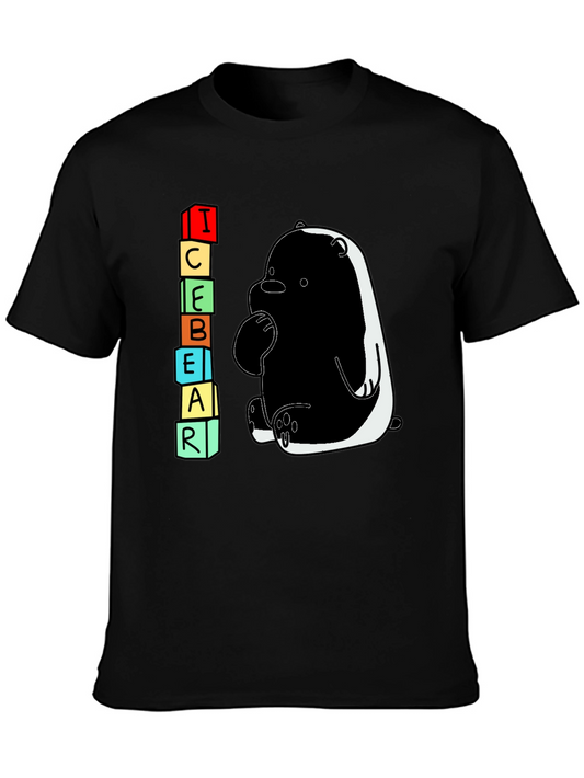 Ice Bear Graphic T-Shirt - Cartoon Character Tee