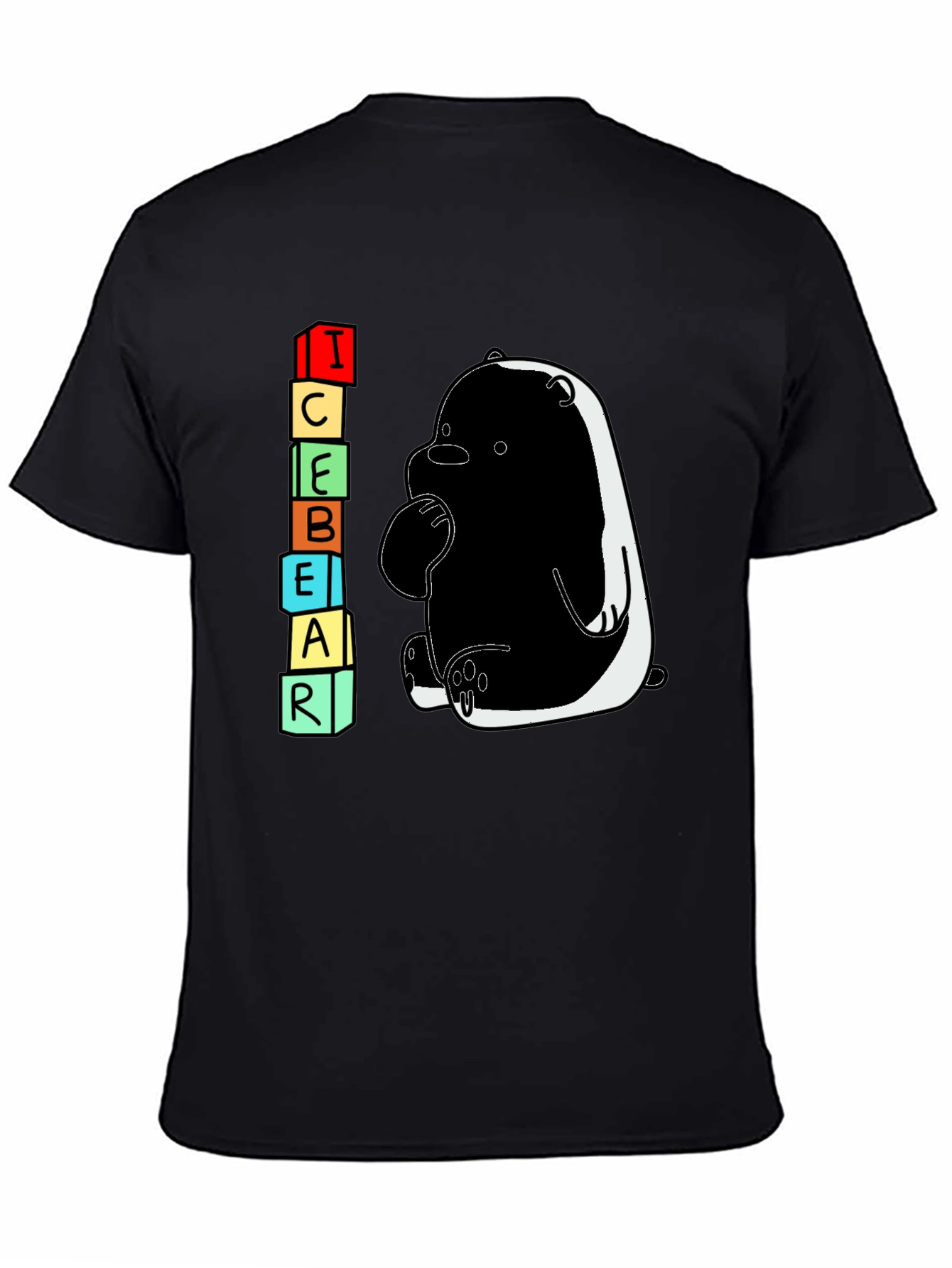 Ice Bear Graphic T-Shirt - Cartoon Character Tee