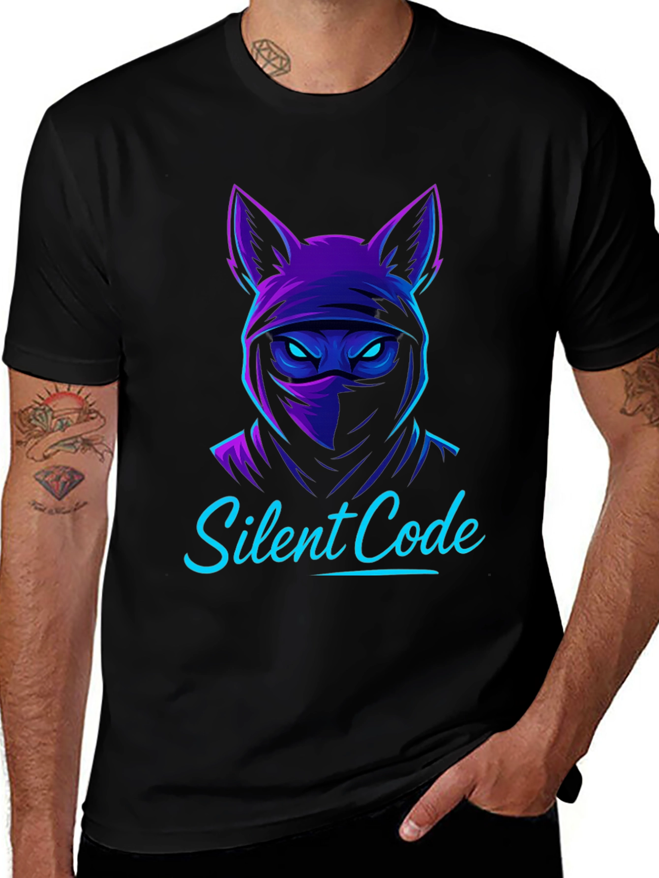 Silent Code Ninja T-Shirt - Soft Cotton Blend