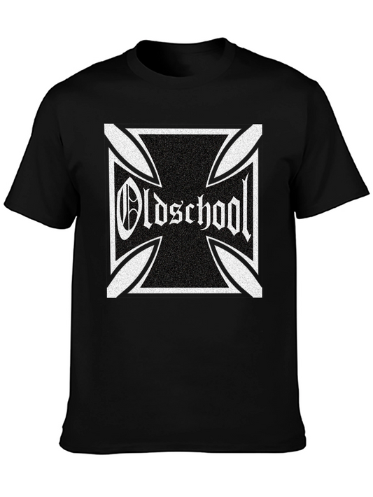 Oldschool Graphic T-Shirt - Black Cotton Tee
