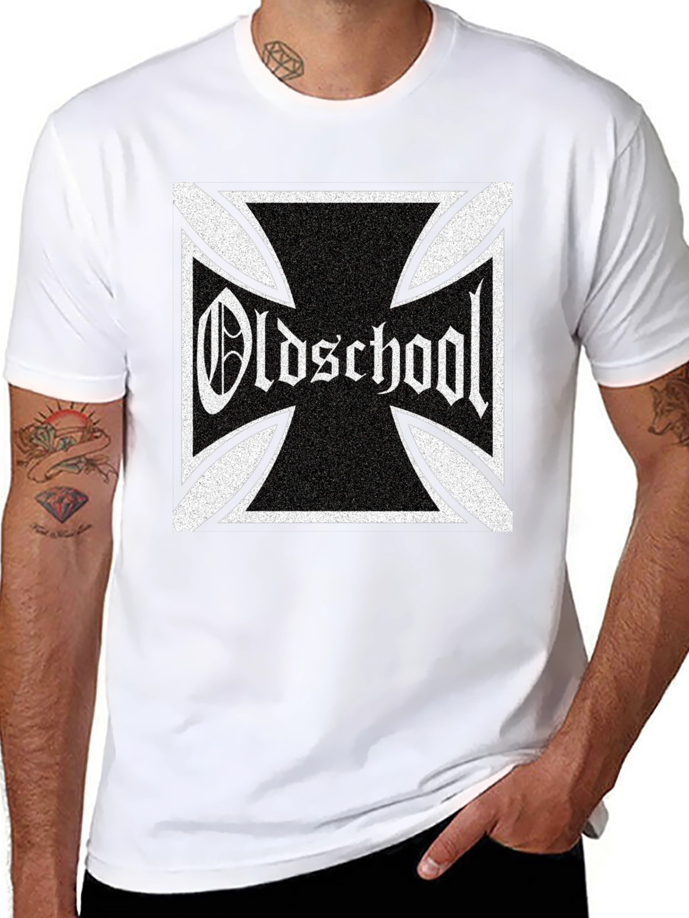 Oldschool Graphic T-Shirt - Black Cotton Tee