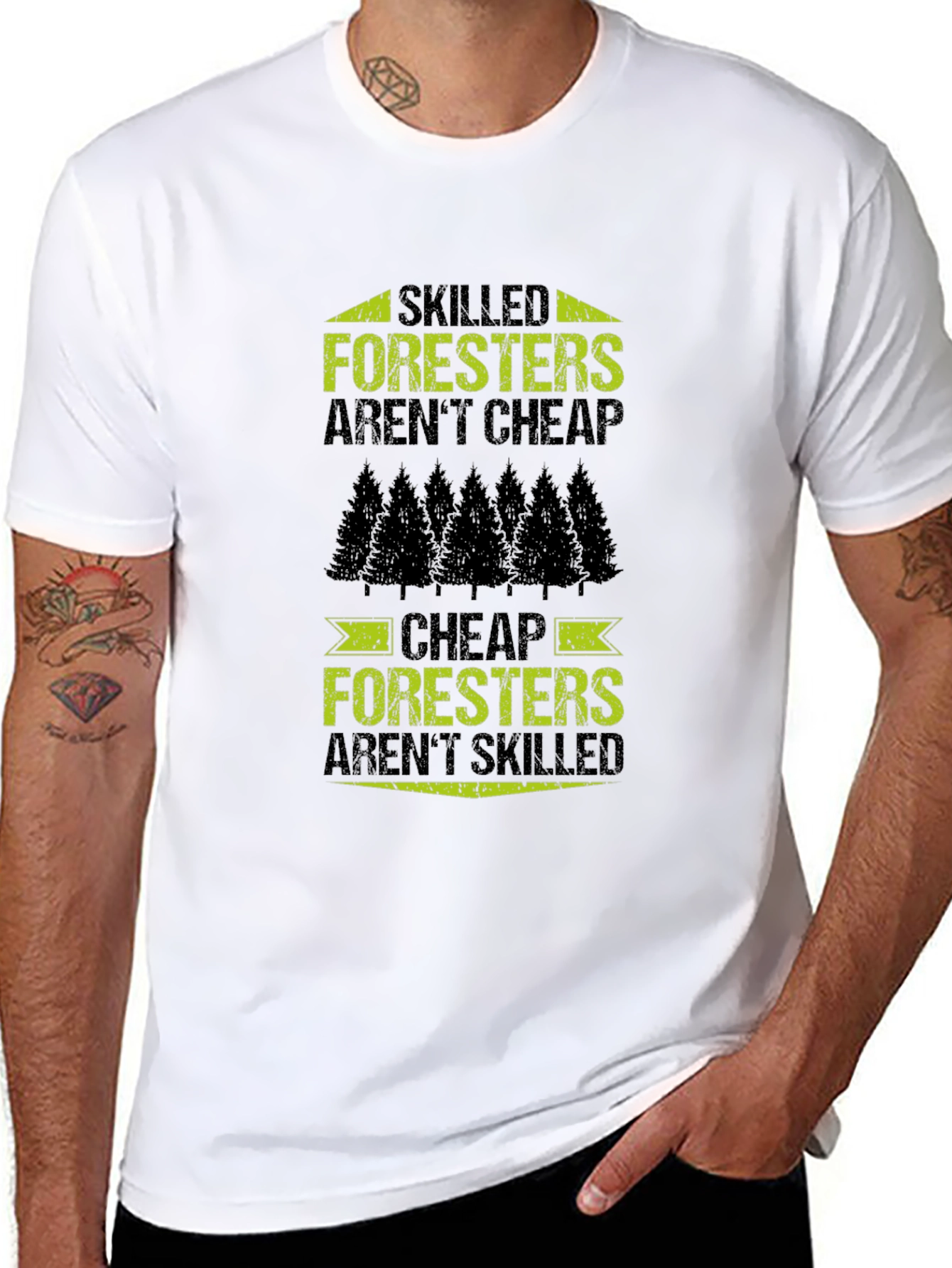 Skilled Foresters Graphic T-Shirt - Black
