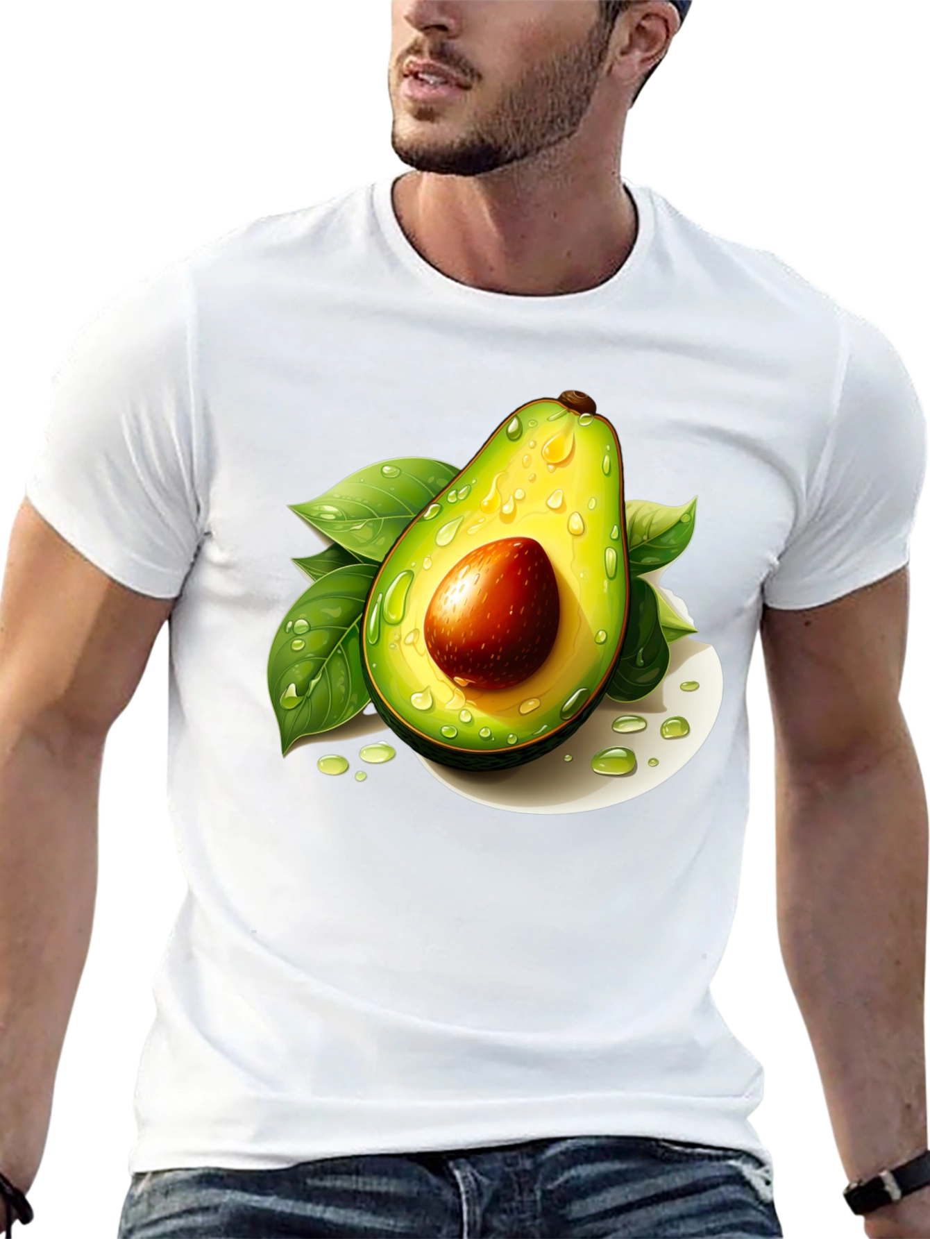 Avocado Graphic Tee - Fresh & Fun!