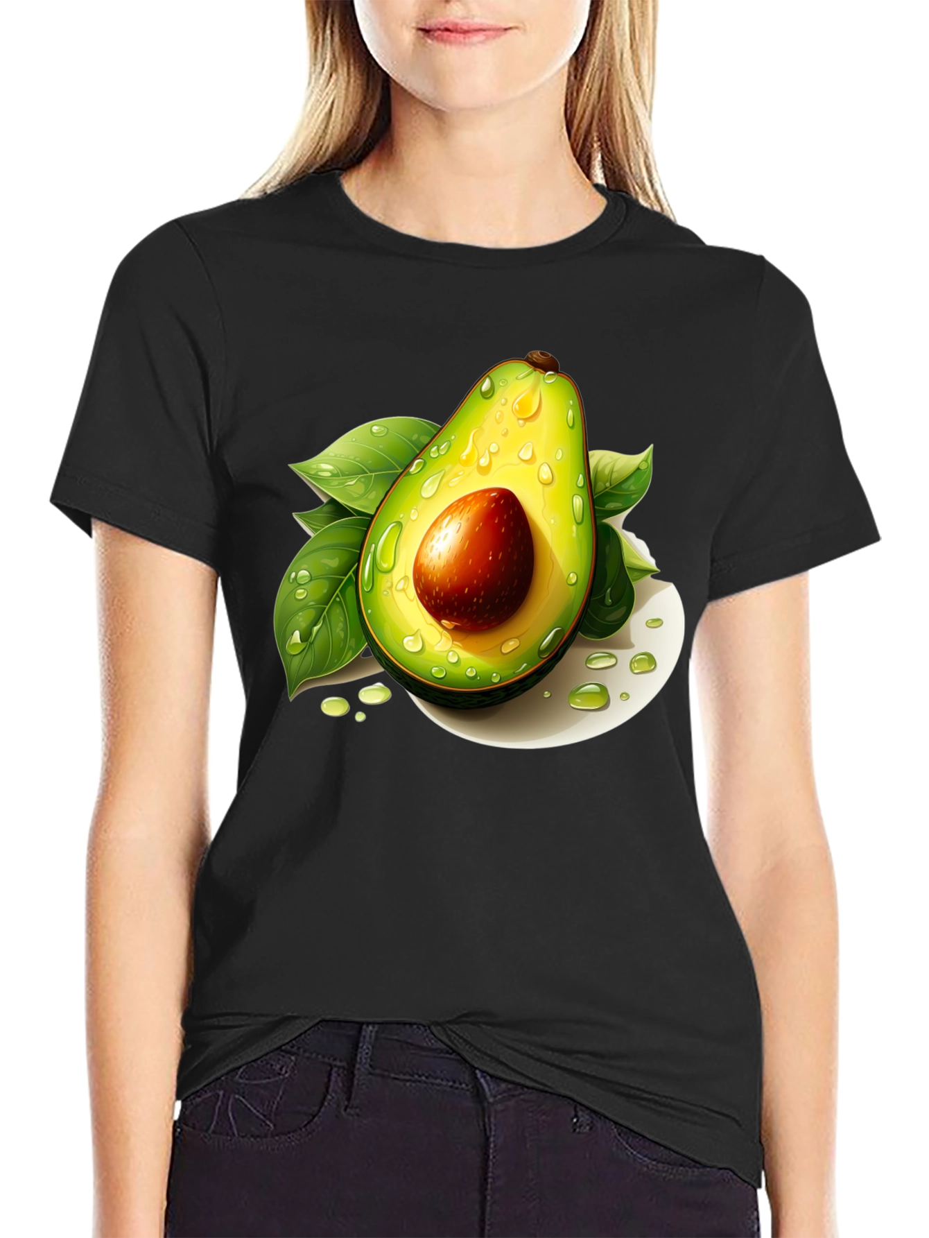 Avocado Graphic Tee - Fresh & Fun!