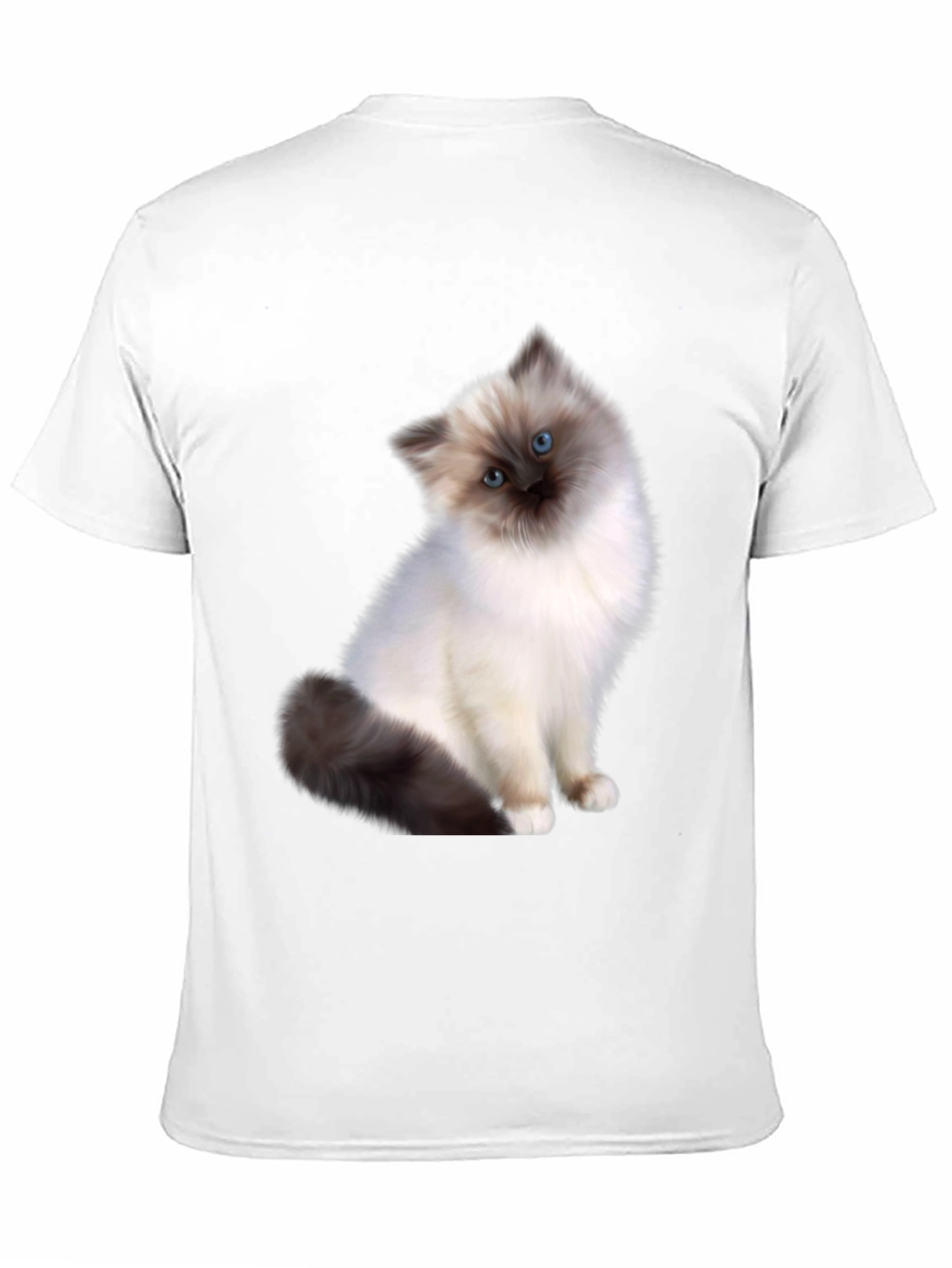 Cute Cat Graphic Tee - Unisex Black T-Shirt