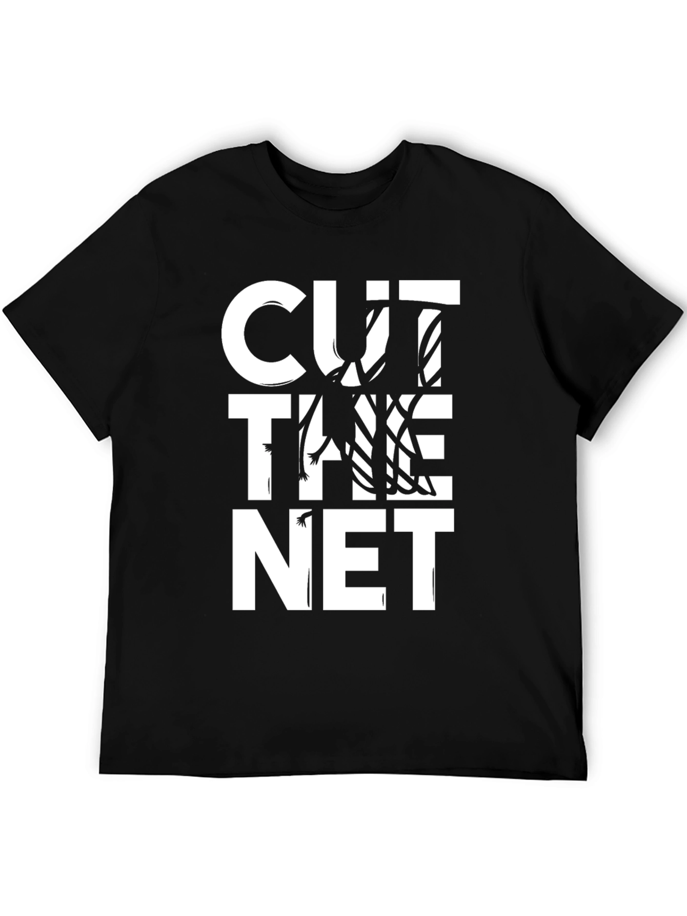 Cut The Net Graphic Tee