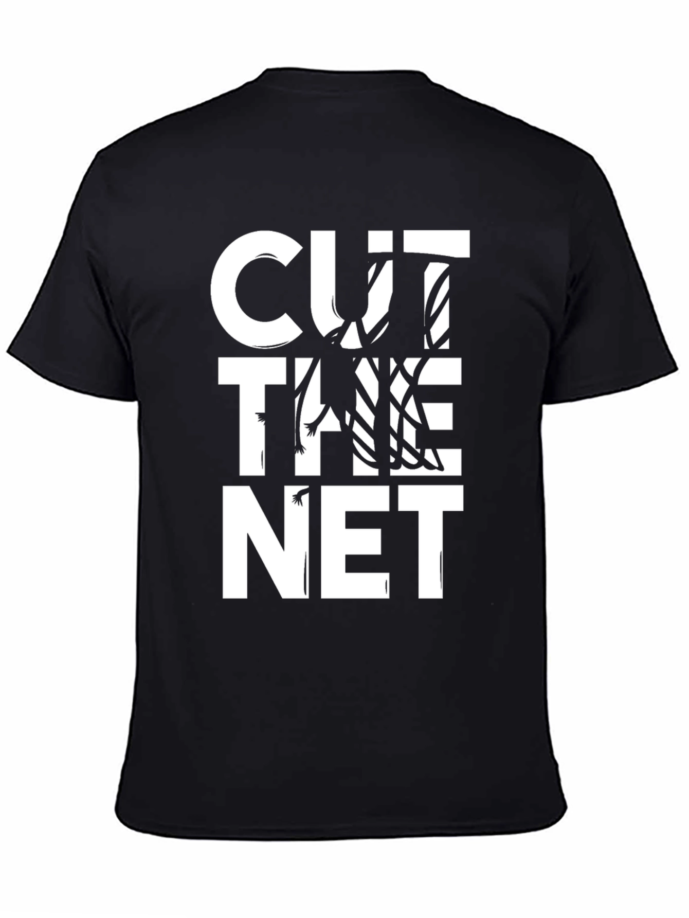 Cut The Net Graphic Tee