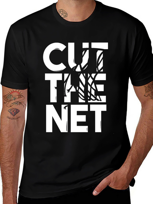 Cut The Net Graphic Tee