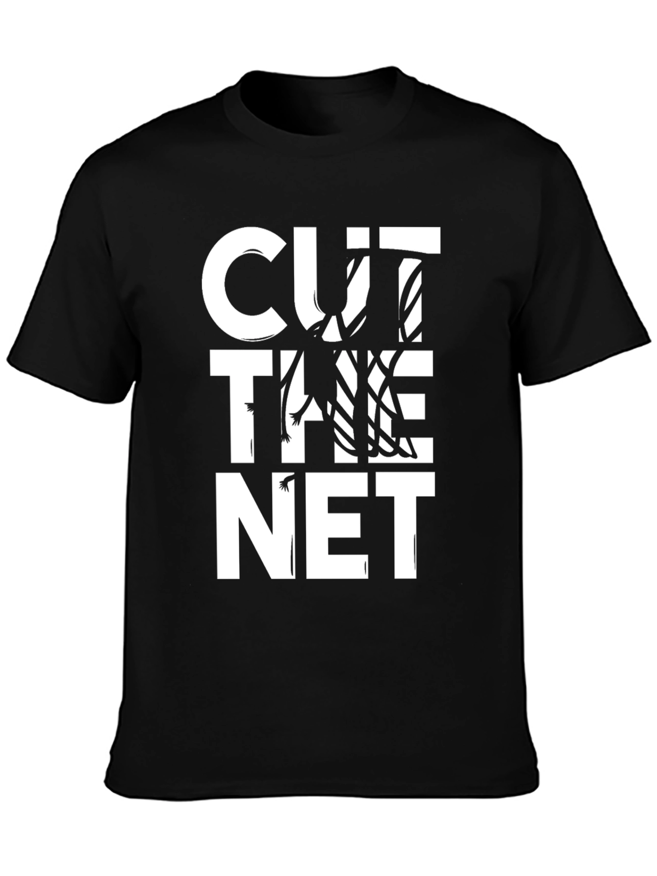 Cut The Net Graphic Tee