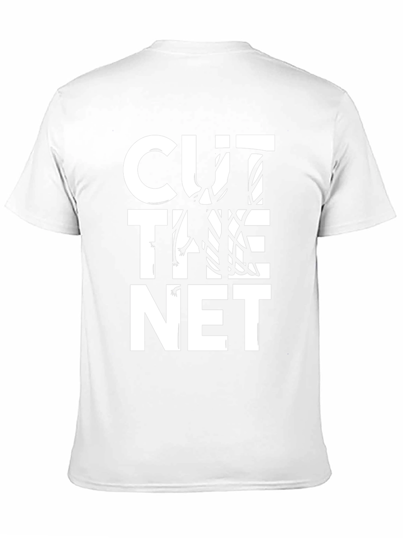 Cut The Net Graphic Tee