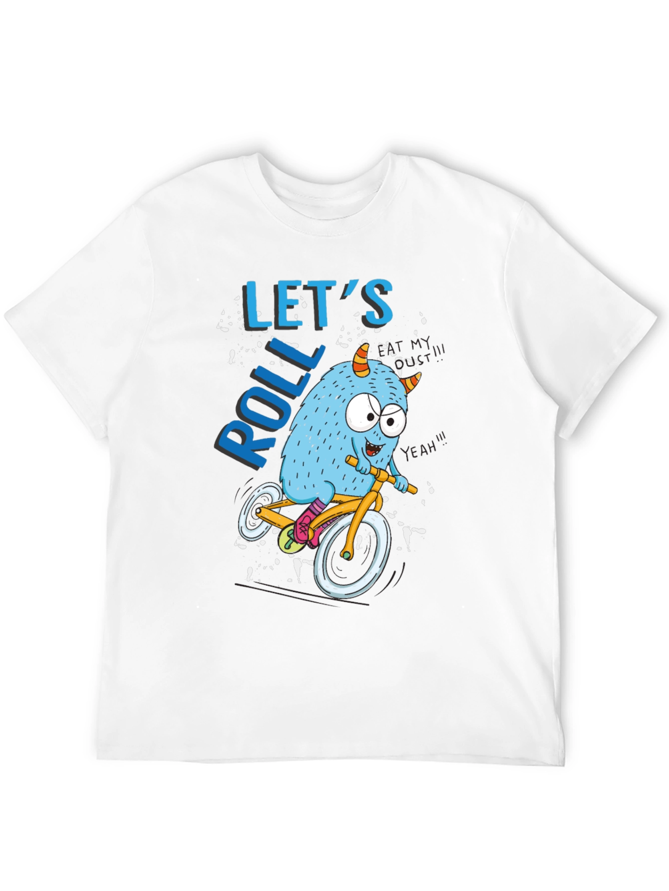 Monster Bike Ride Graphic Tee - Lets Roll!