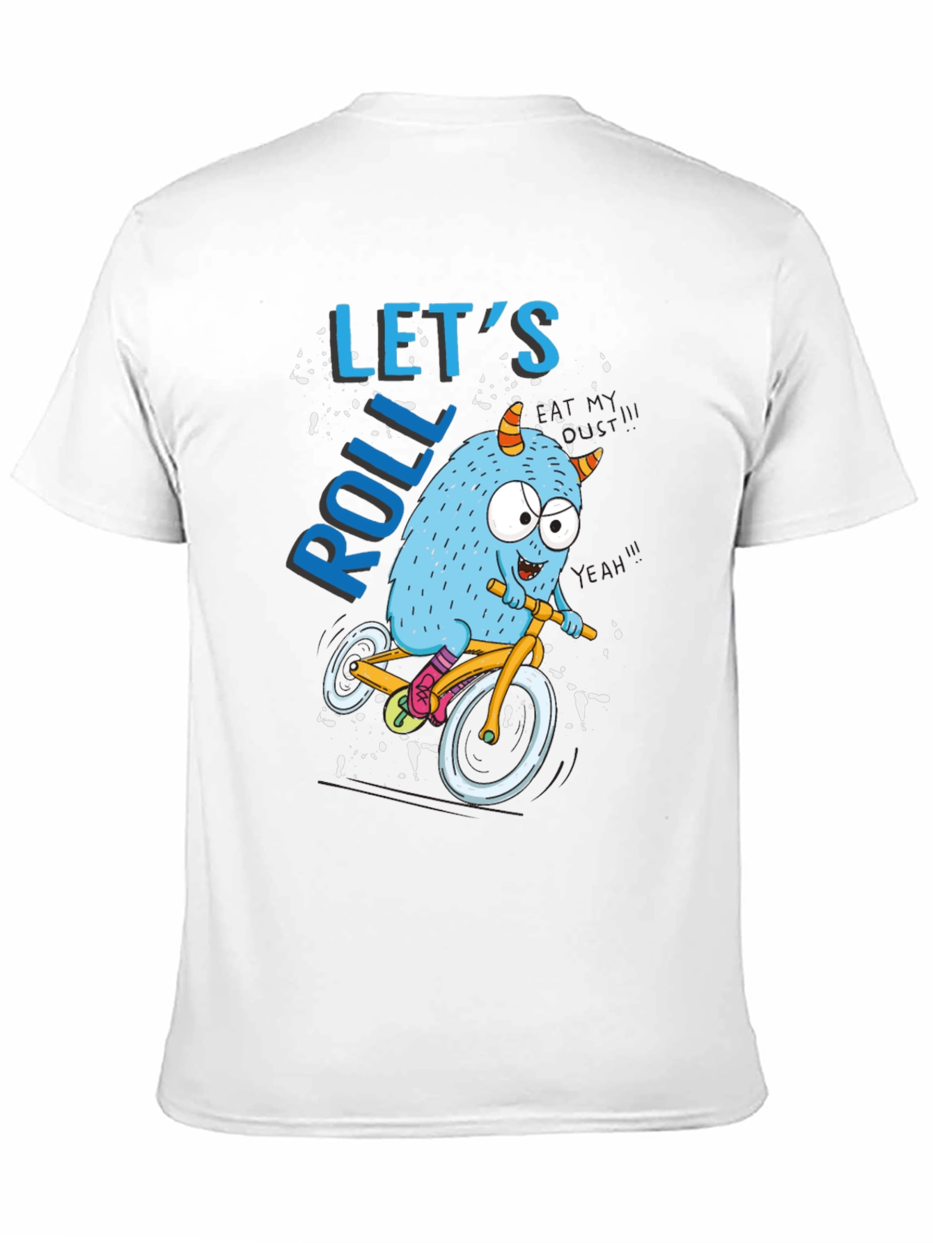 Monster Bike Ride Graphic Tee - Lets Roll!
