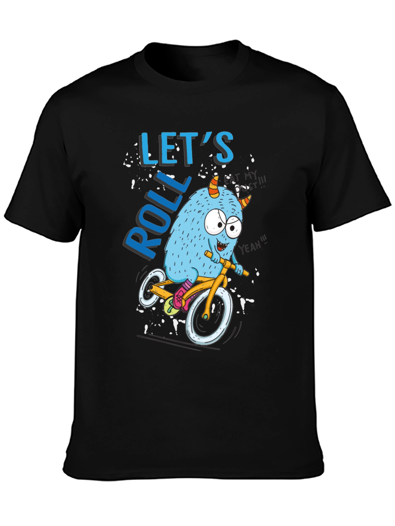 Monster Bike Ride Graphic Tee - Lets Roll!